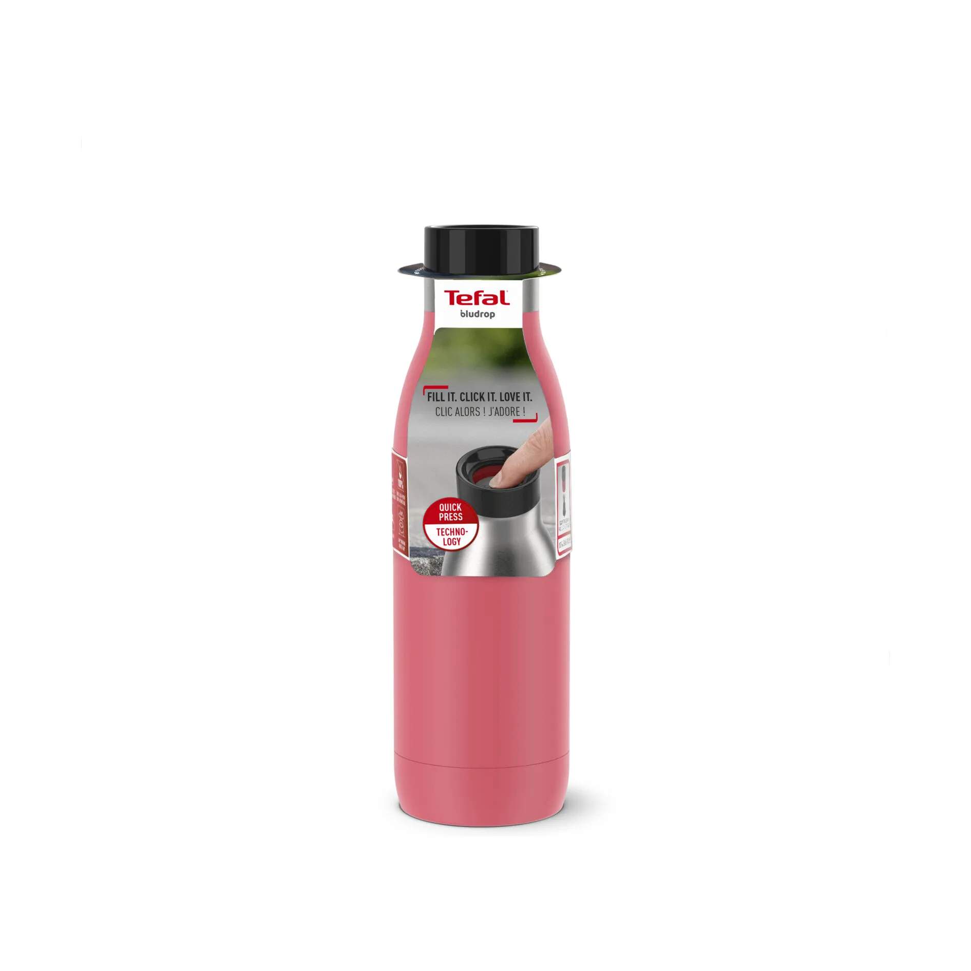 Tefal Termoflasker Bludrop Basic Termoflaske i Pink, 50 cl, 6