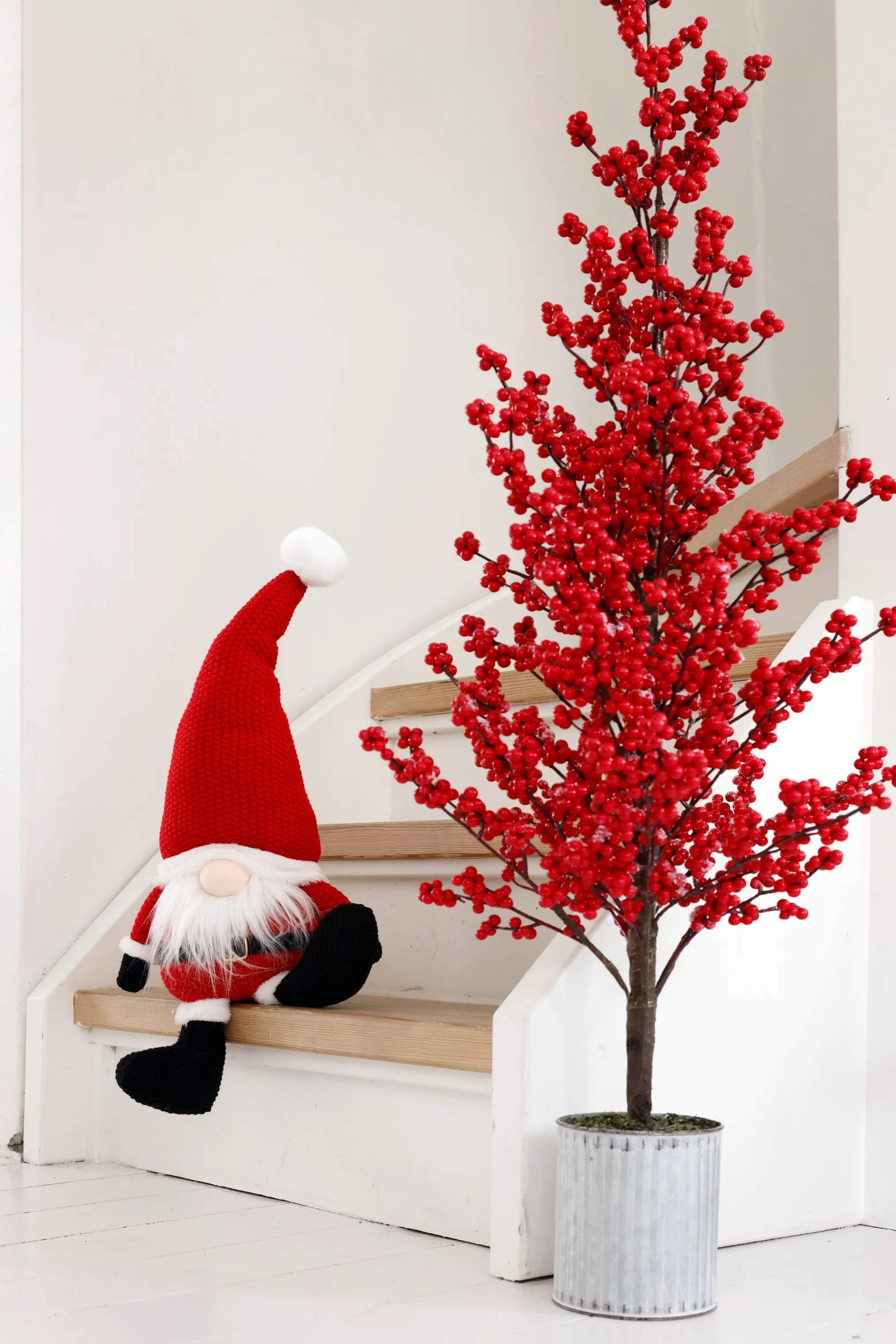 Casa Christmas Nisser Julemand i Rød/hvid/sort, 2