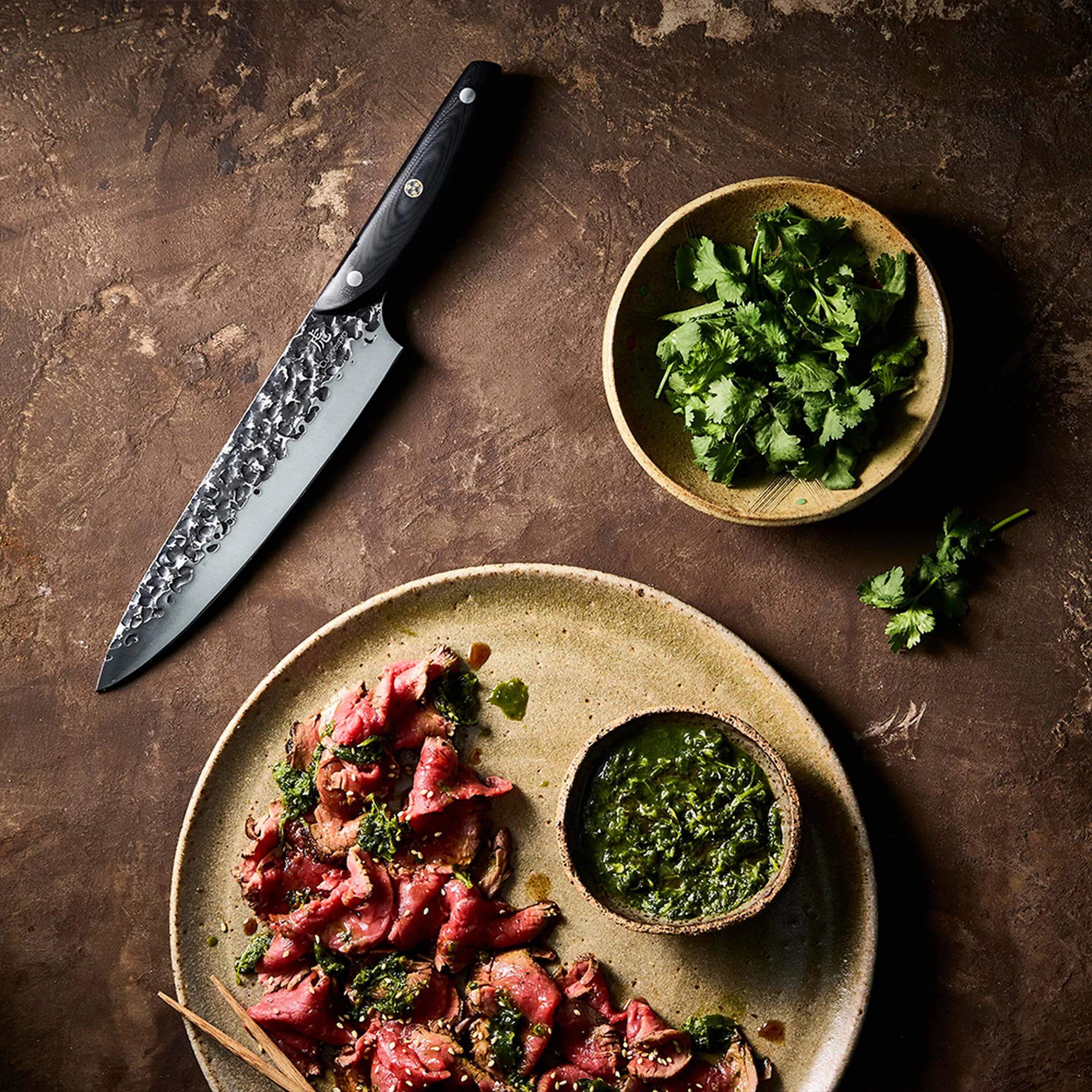 THE CUSTOM CHEF™ Kokkeknive Cuisine::pro Kuro Kiba Cuisine::pro® Kuroi Kiba™ Kokkekniv i Black, 8