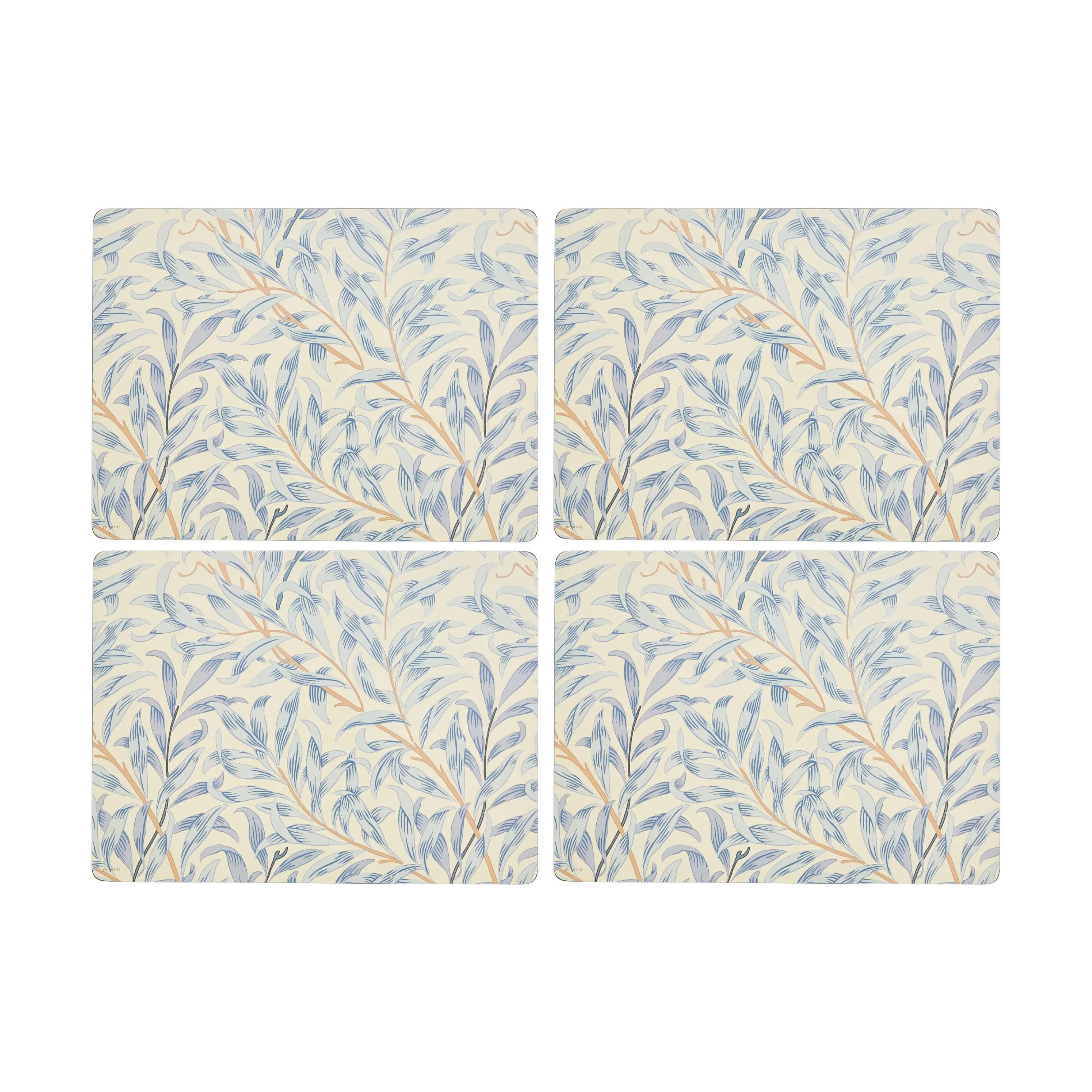 Spode Dækkeservietter Morris & Co Dækkeservietter - 4 stk. i Beige/blå, 1