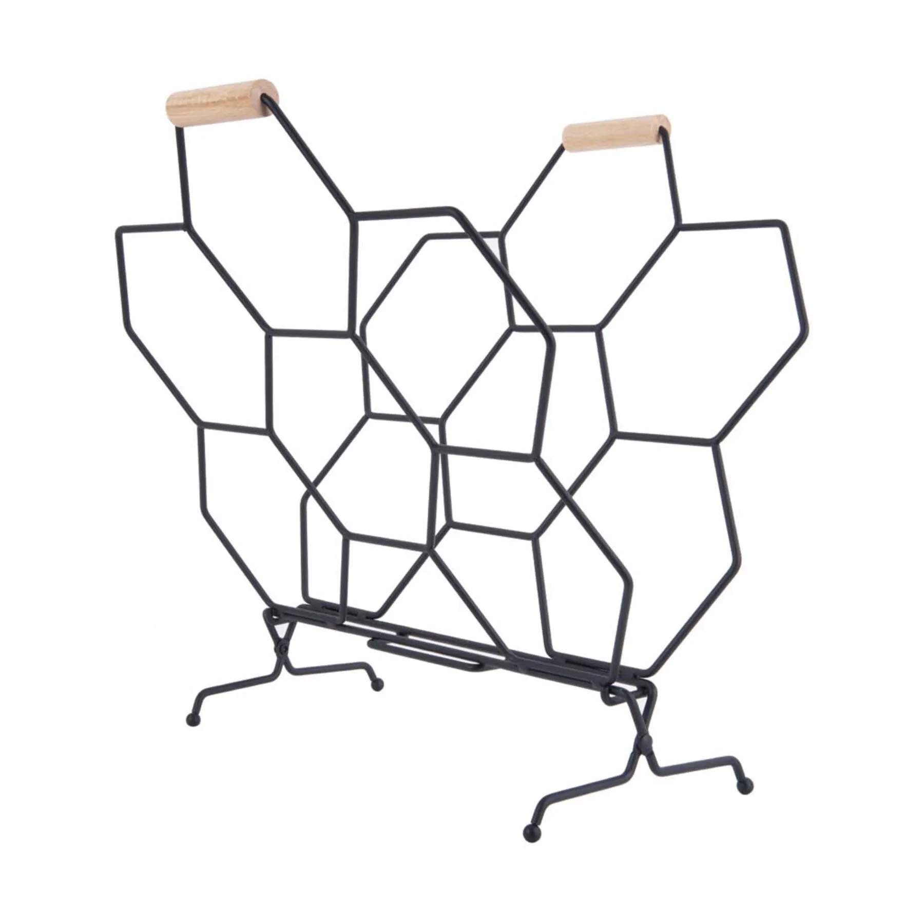 Magasinholder - Honeycomb, sort, large