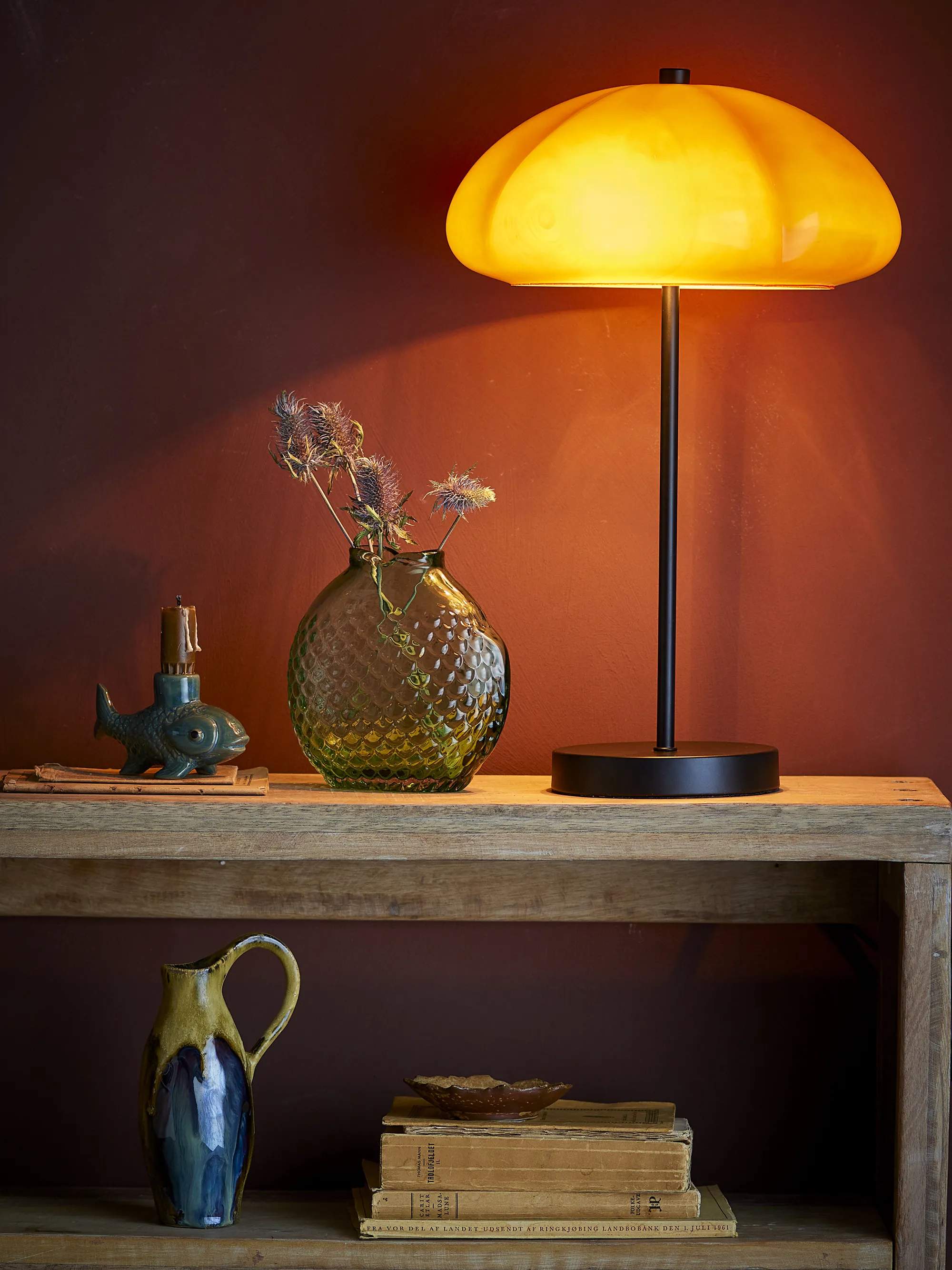 Creative Collection Bordlamper Kinoko Bordlampe i Gul, 2