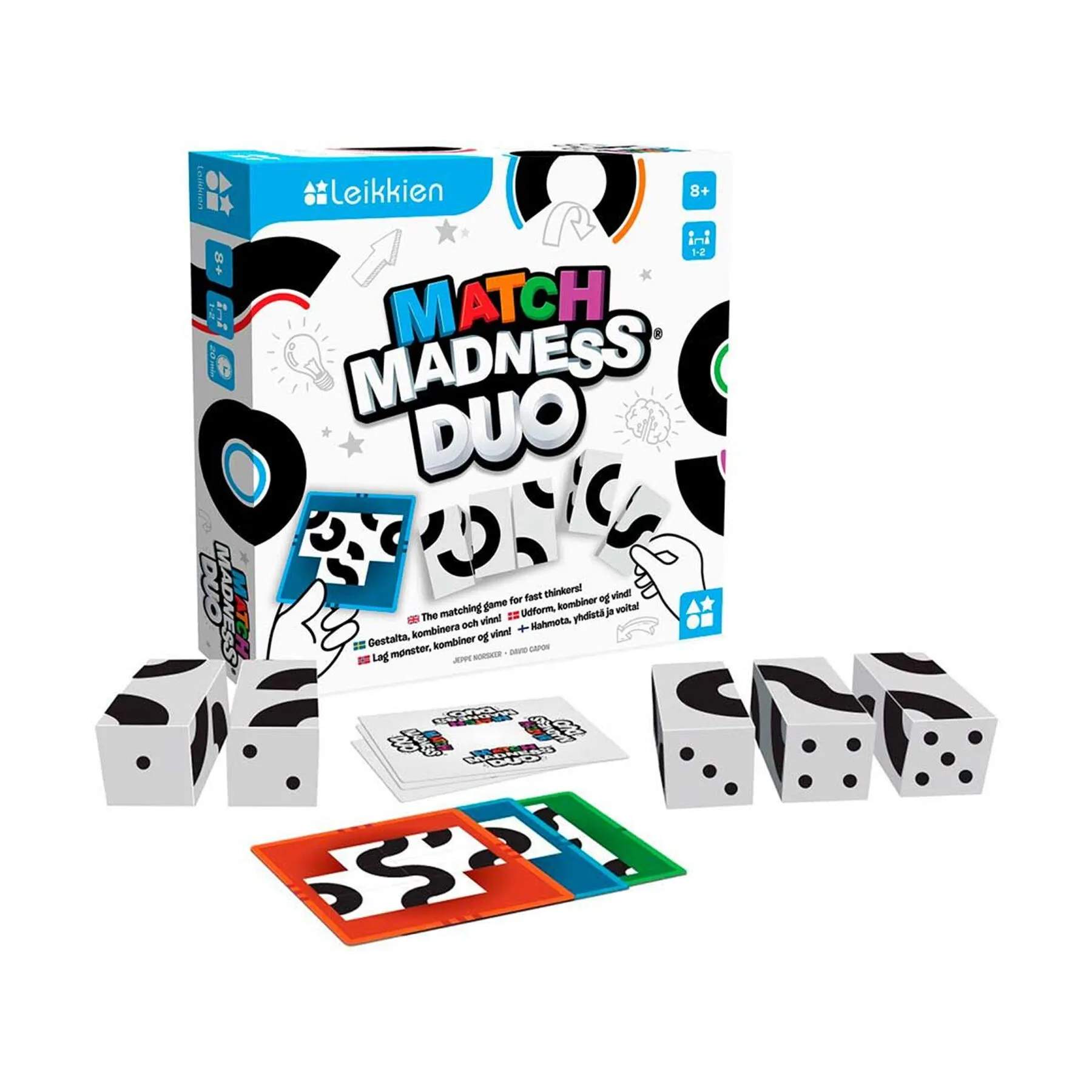 Spilbræt Spil Kortspil - Match Madness DUO i Multifarvet, 3