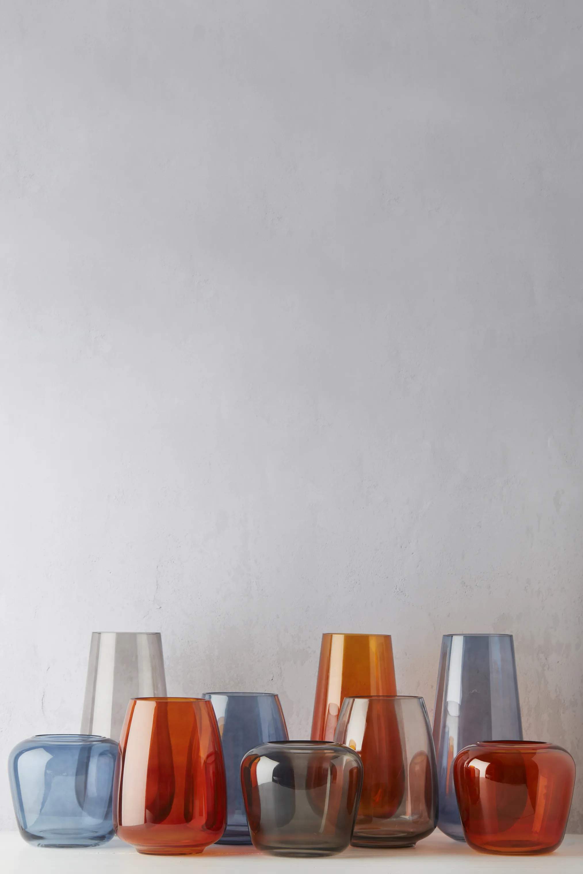 Point Virgule Vaser Vase i Grey, 24,5 cm, 2