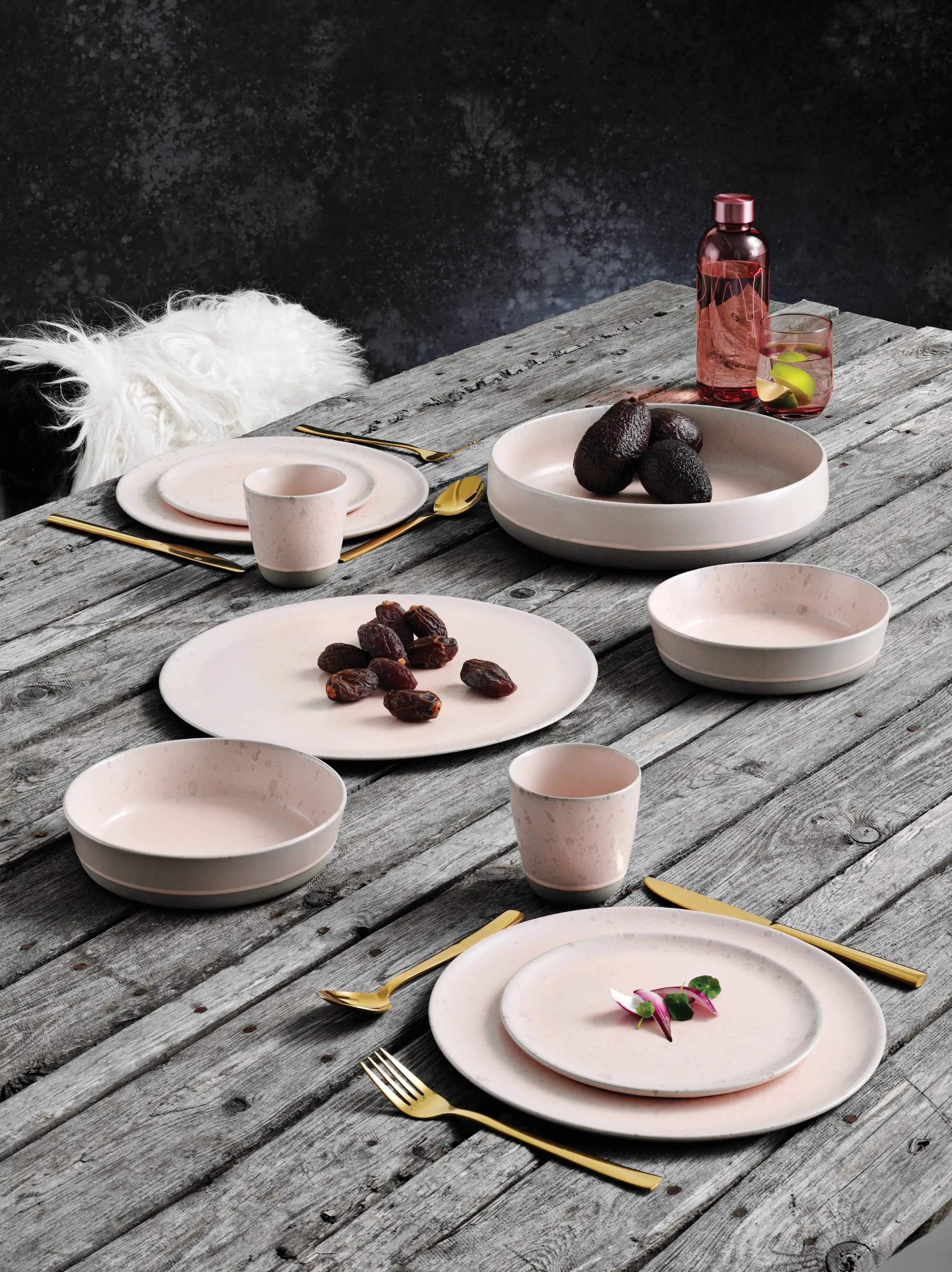 RAW by Aida Dybe tallerkener Suppe tallerken i Nordic Nude, 2
