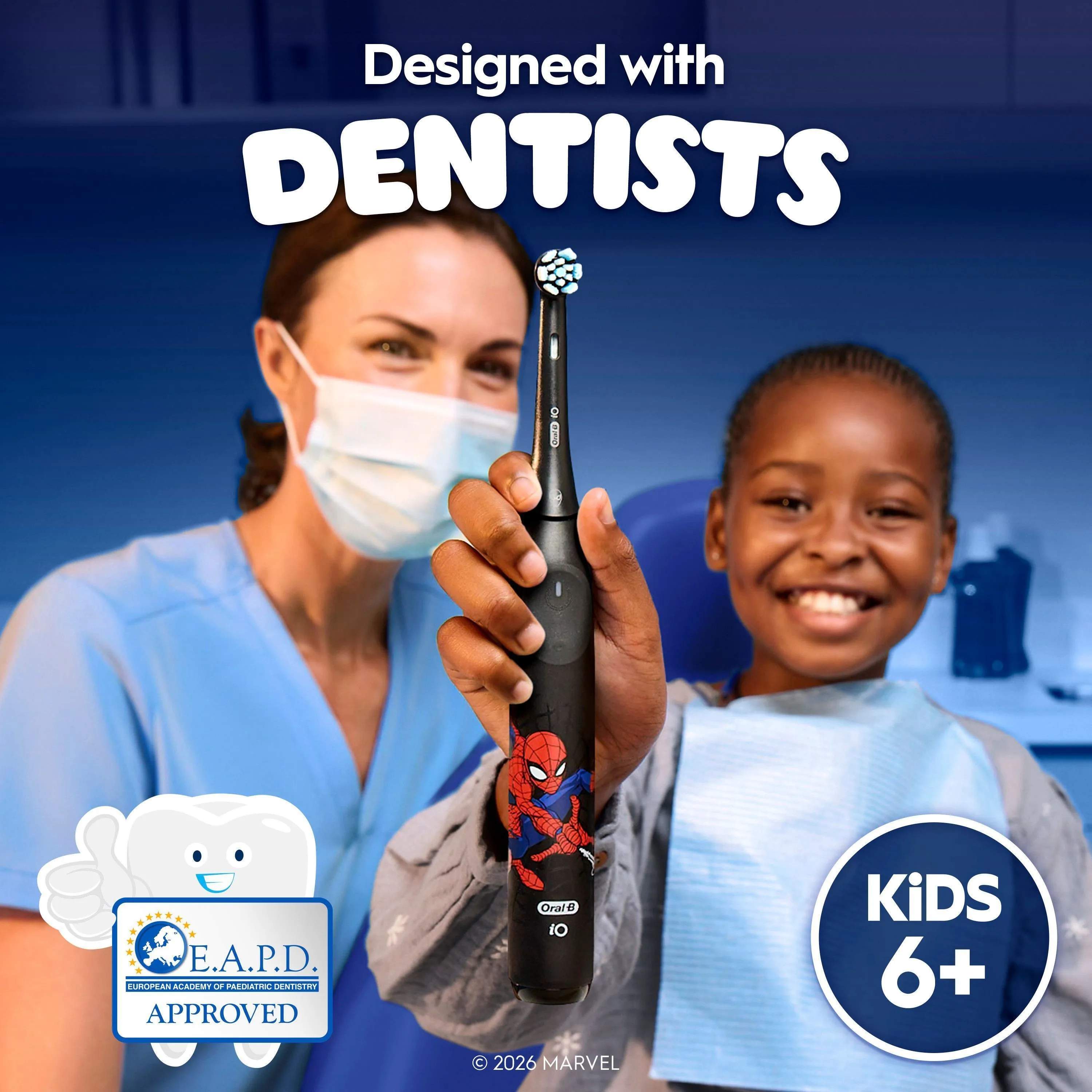 Oral-B Eltandbørster iO Kids Elektrisk Tandbørste i Spider-man, 3