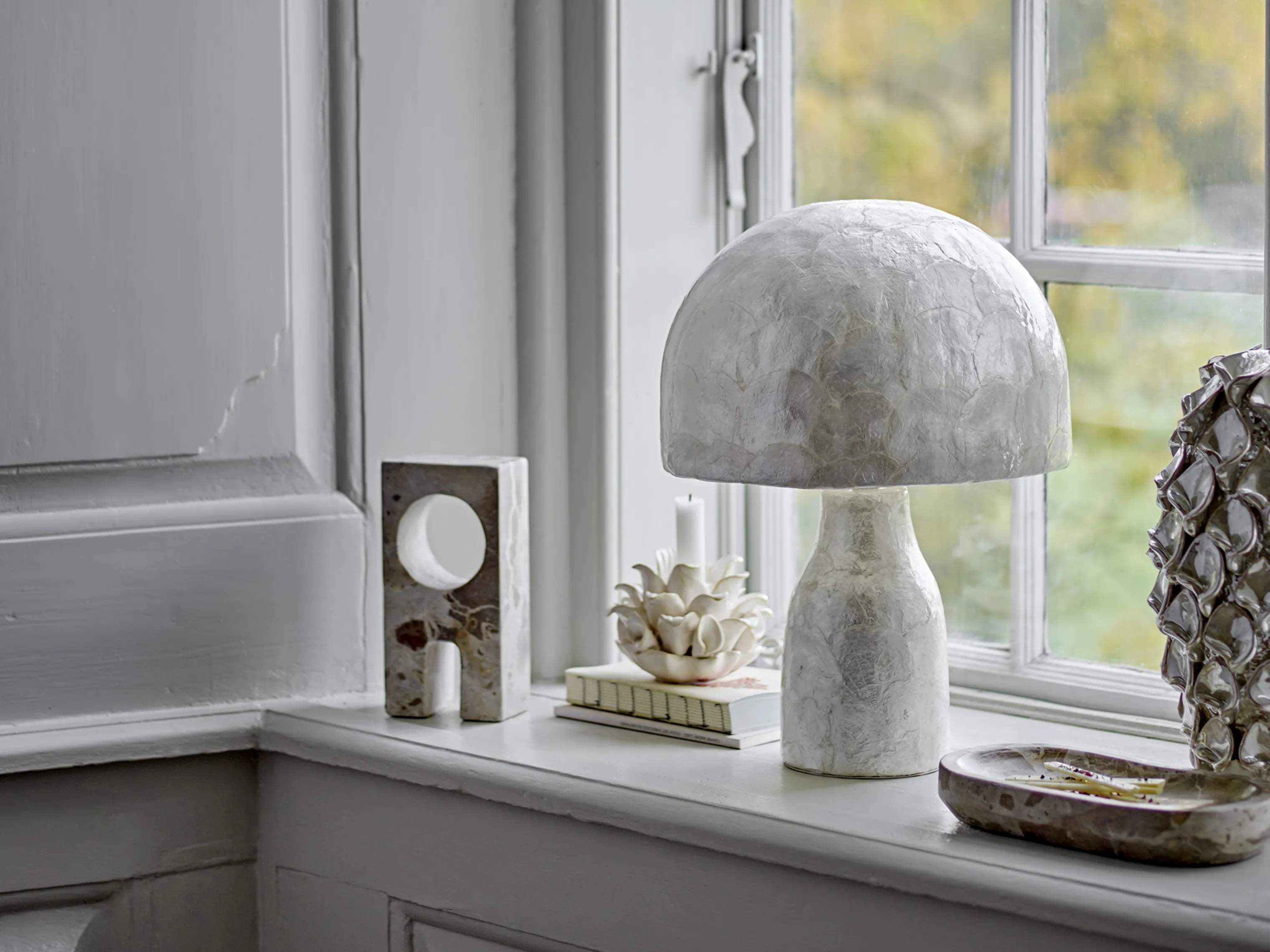 Bloomingville Bordlamper Adria Bordlampe i Perlemor, 2