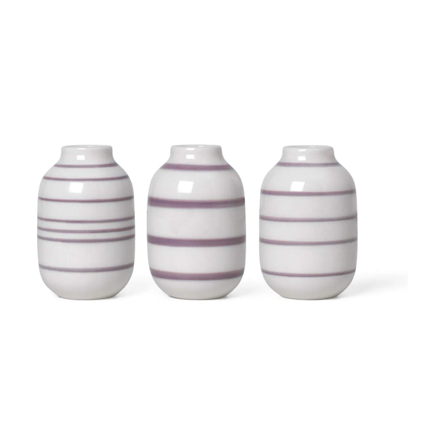 Omaggio Vase - 3 stk., lavendel, large