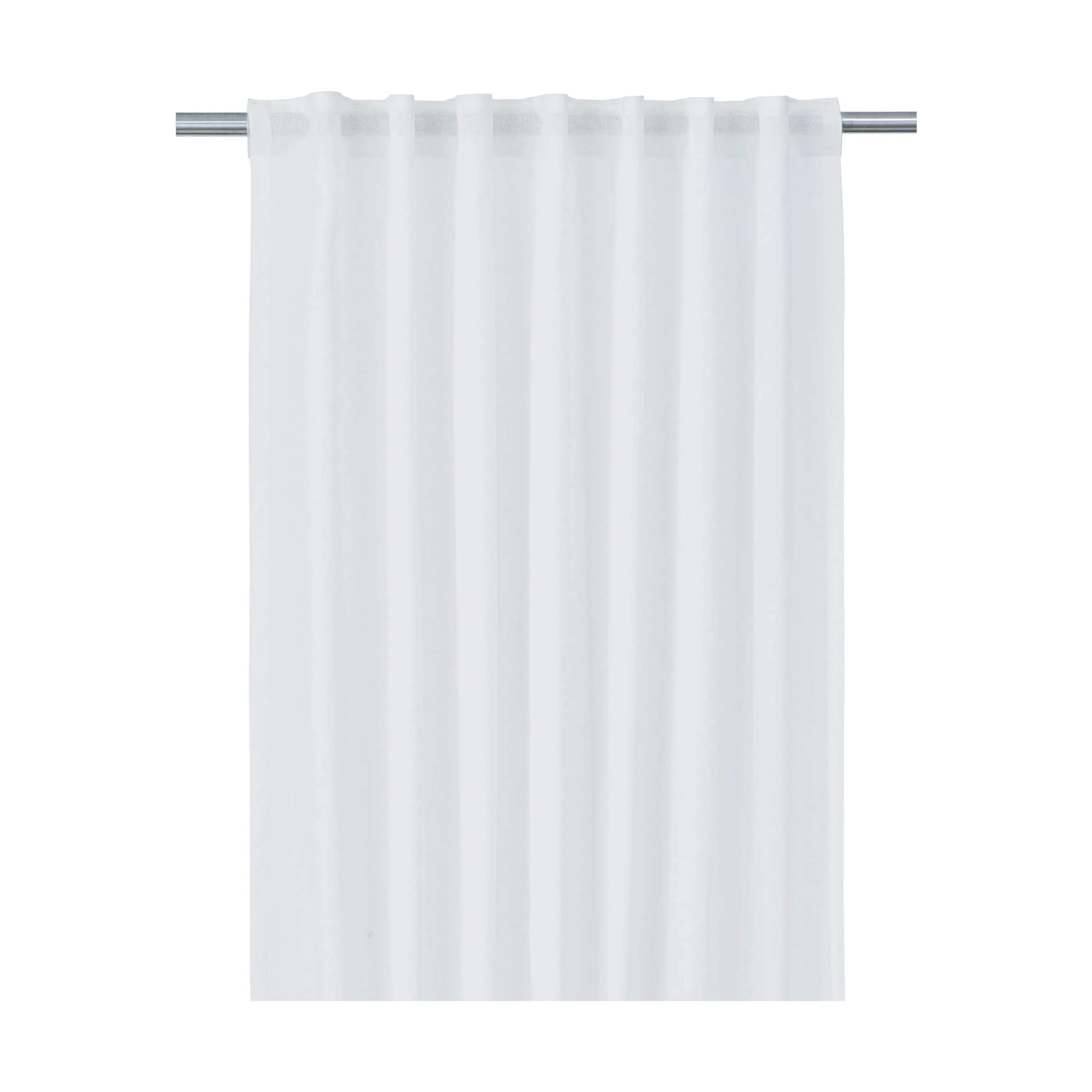 Svanefors Gardiner og gardinstænger Diana Gardin - 2 stk. i Offwhite, H350 x B140 cm, 1