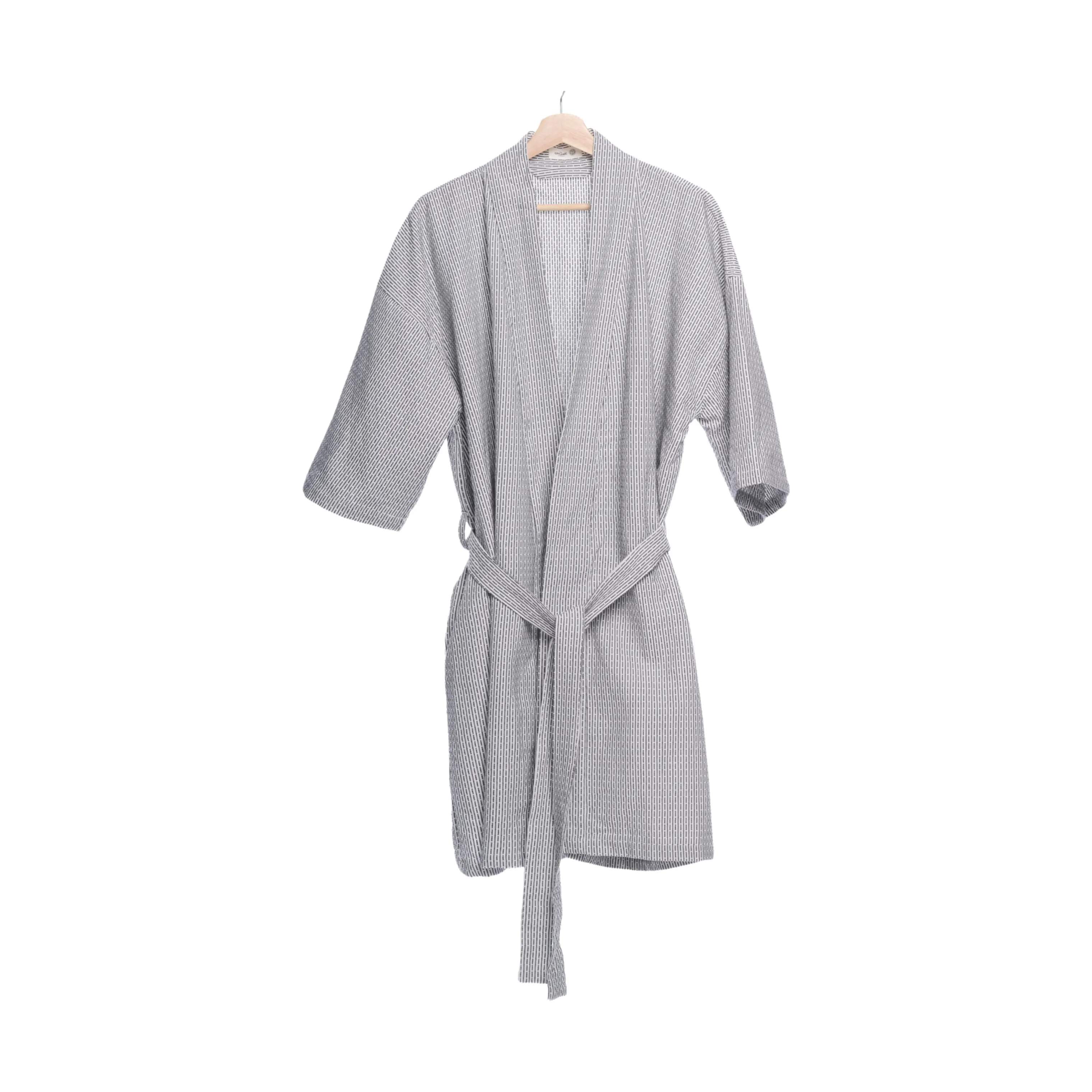 The Organic Company Morgenkåber Wellness Badekåbe i 180 Morning grey, M/L, 1