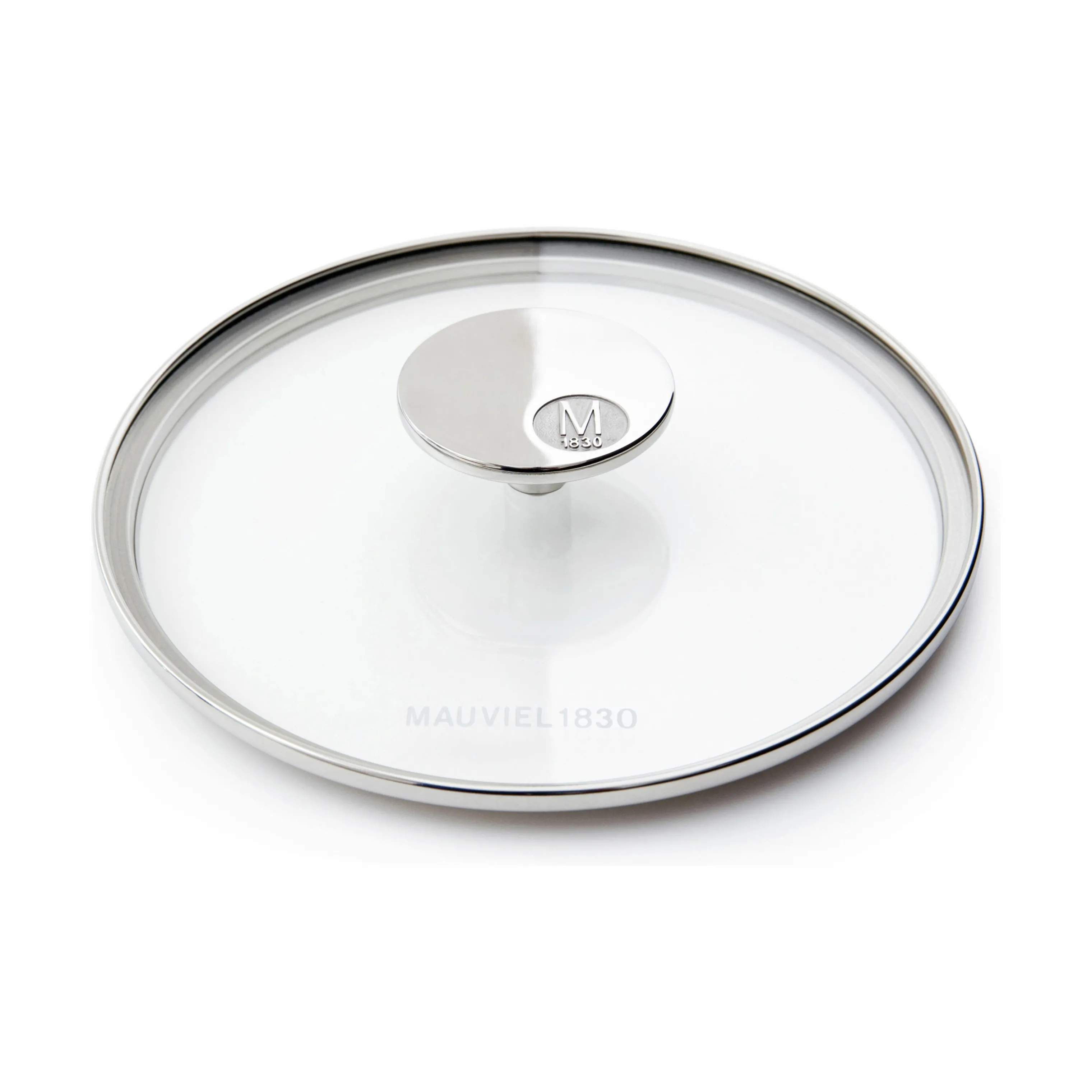 Mauviel M'360 Glaslåg, klar/stål, large