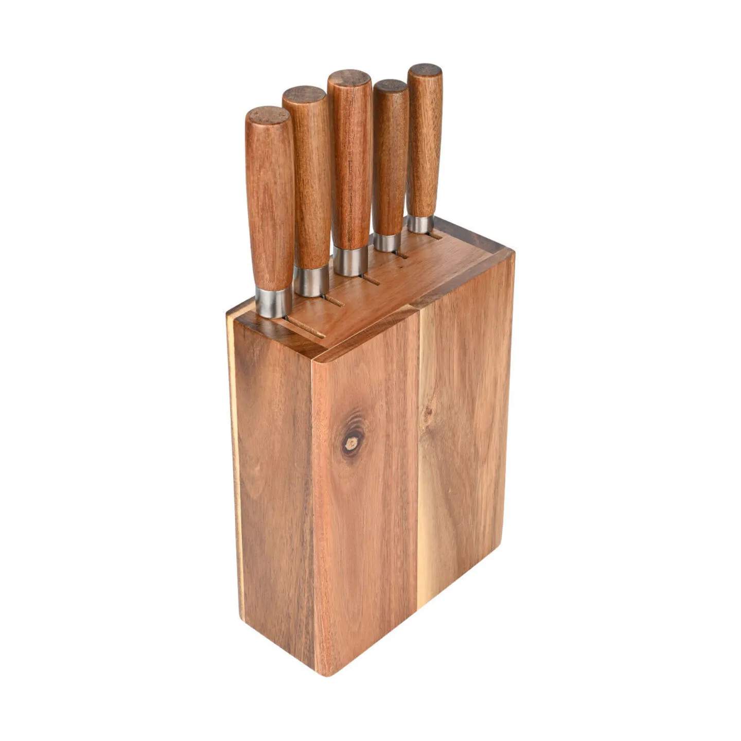 Estia Home Knivblokke med knive Allure Knivblok - 6 dele i Natural, 1