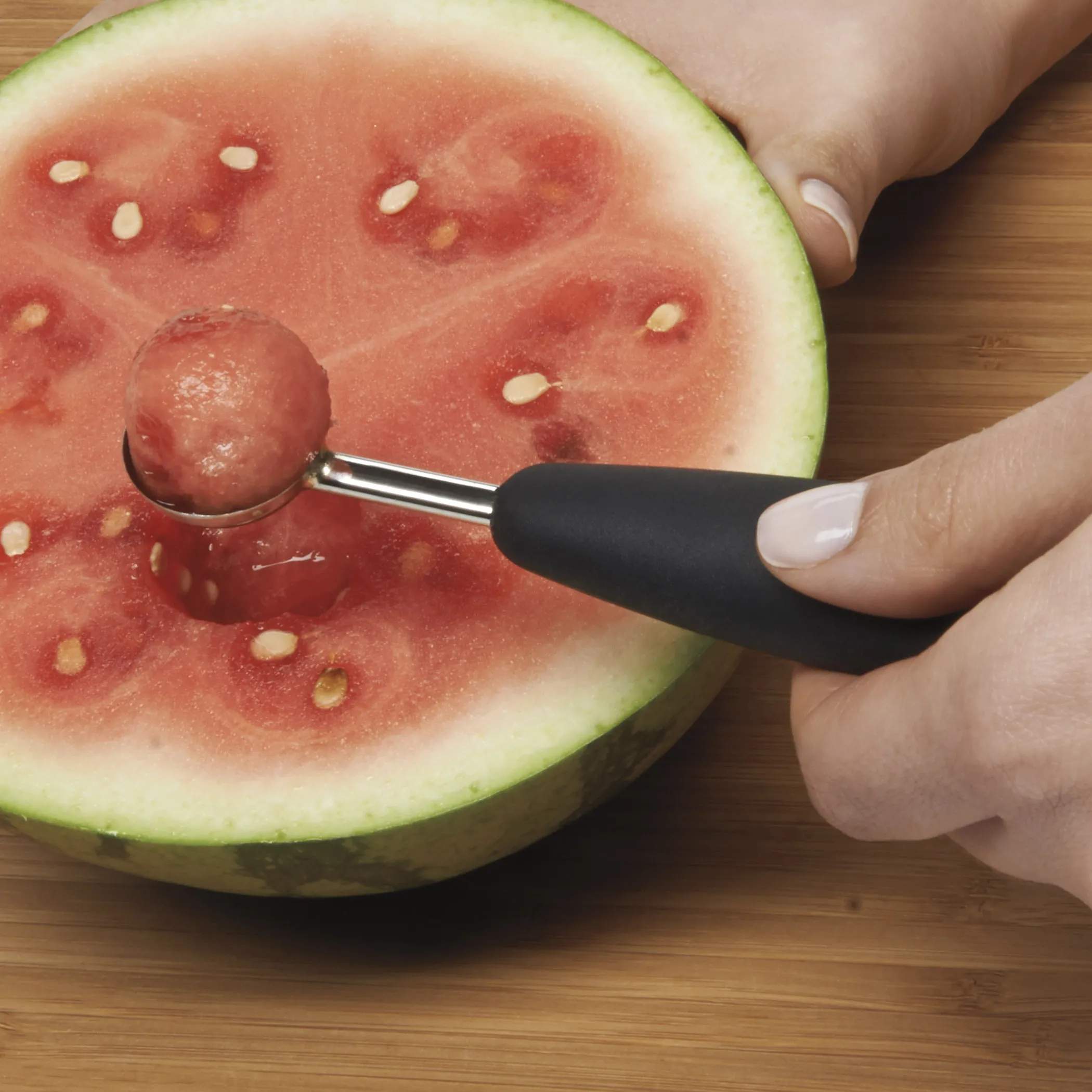 OXO Øvrigt køkkengrej Good Grips Melonjern i sort;sølv, 2