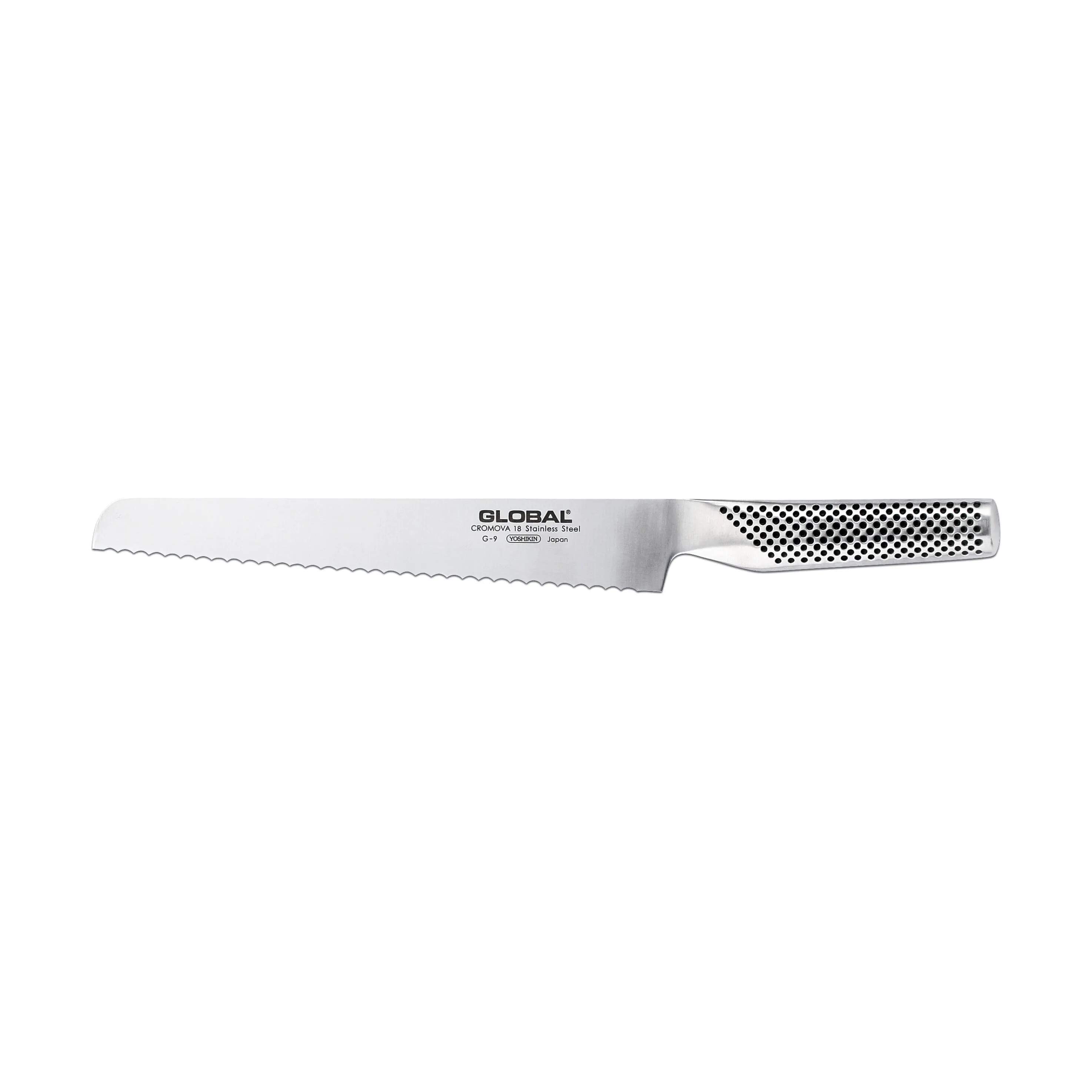 Classic G-9 Brødkniv, sølvfarvet, large