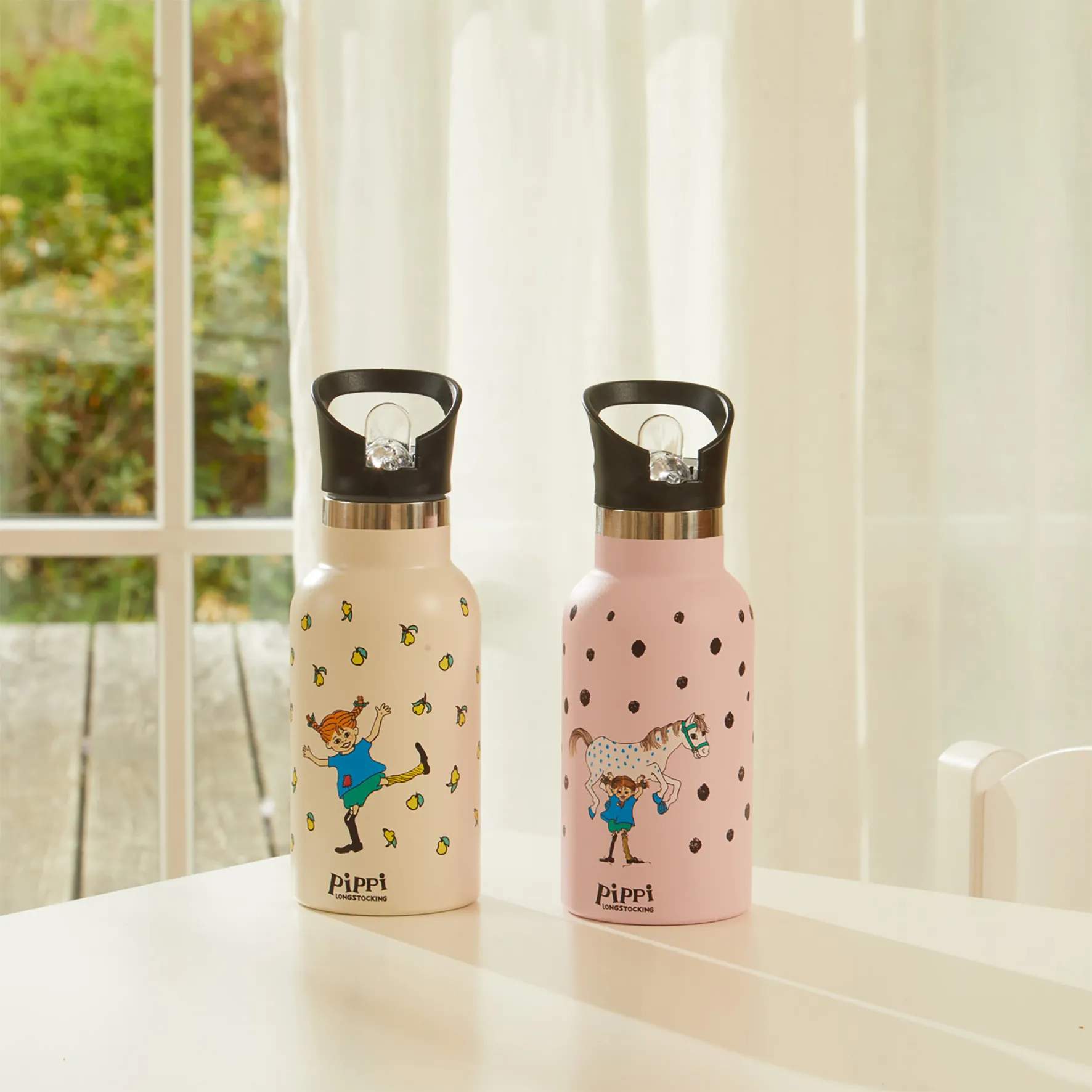 Barbo Toys Drikkedunke til børn Drikkedunk - Pippi Langstrømpe i Beige, 2