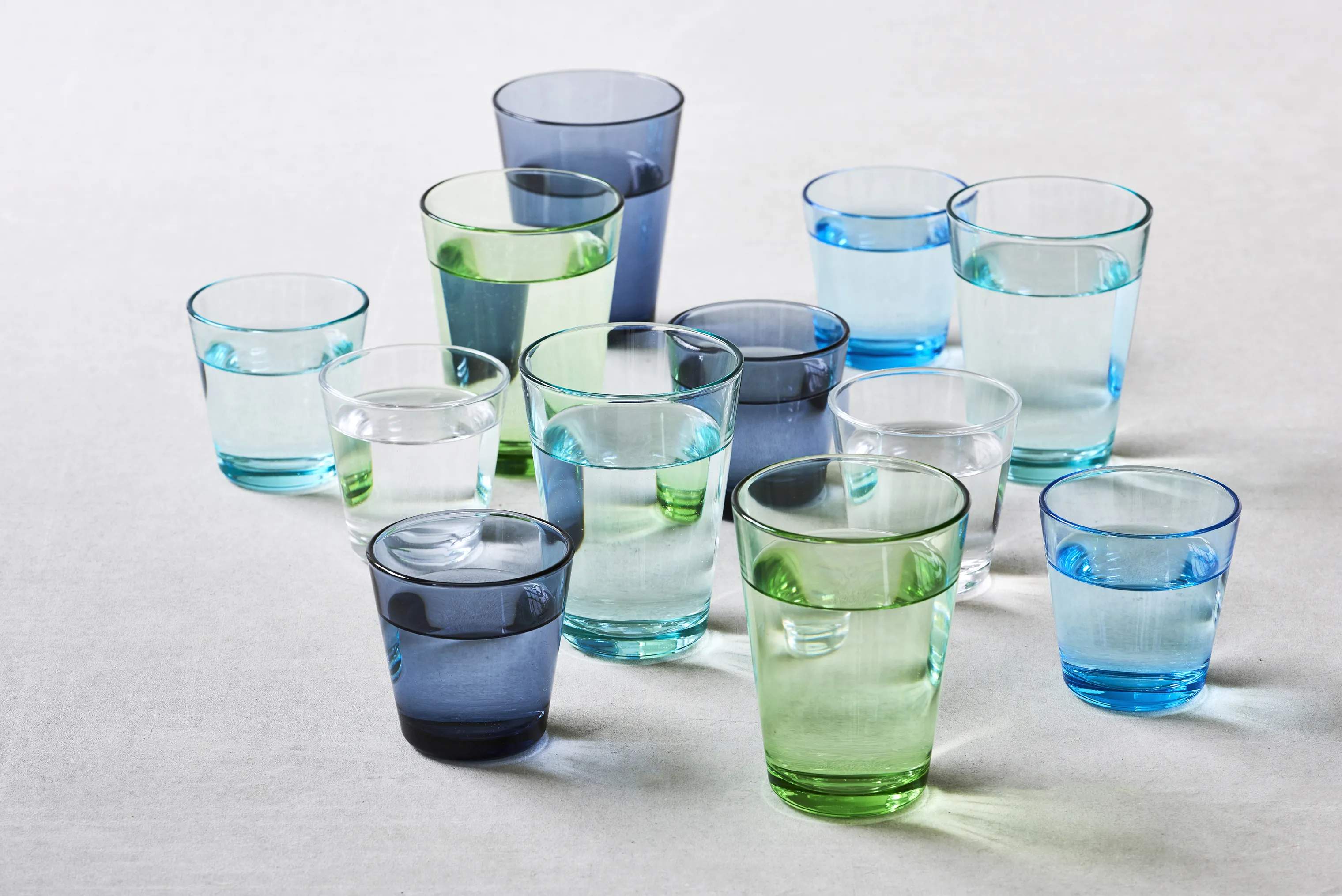 Iittala Vandglas Kartio Vandglas - 2 stk. i Vandgrøn, 21 cl, 2