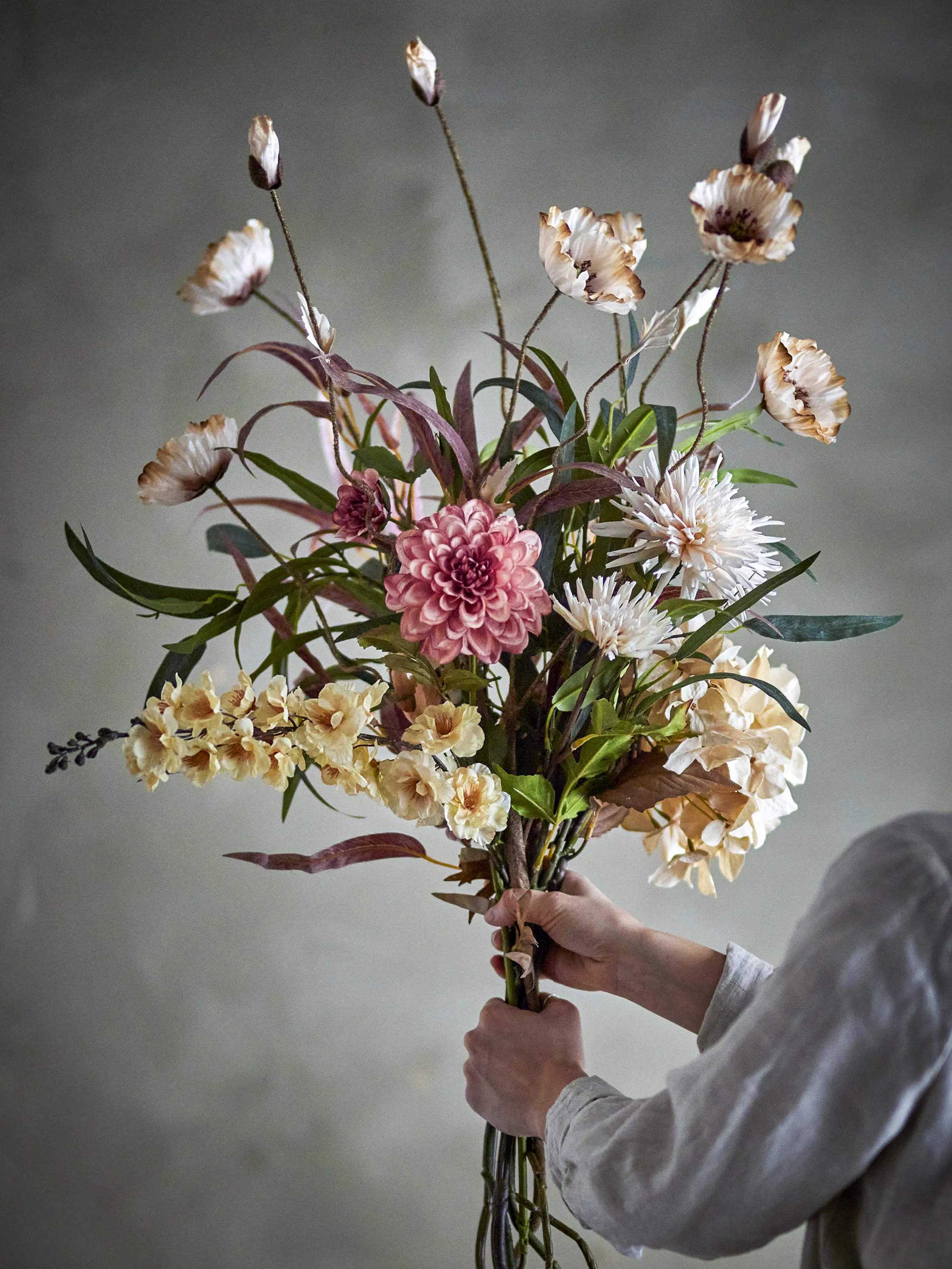 Bloomingville Kunstige blomster Kunstig Buket - Hazy i Natur, 2