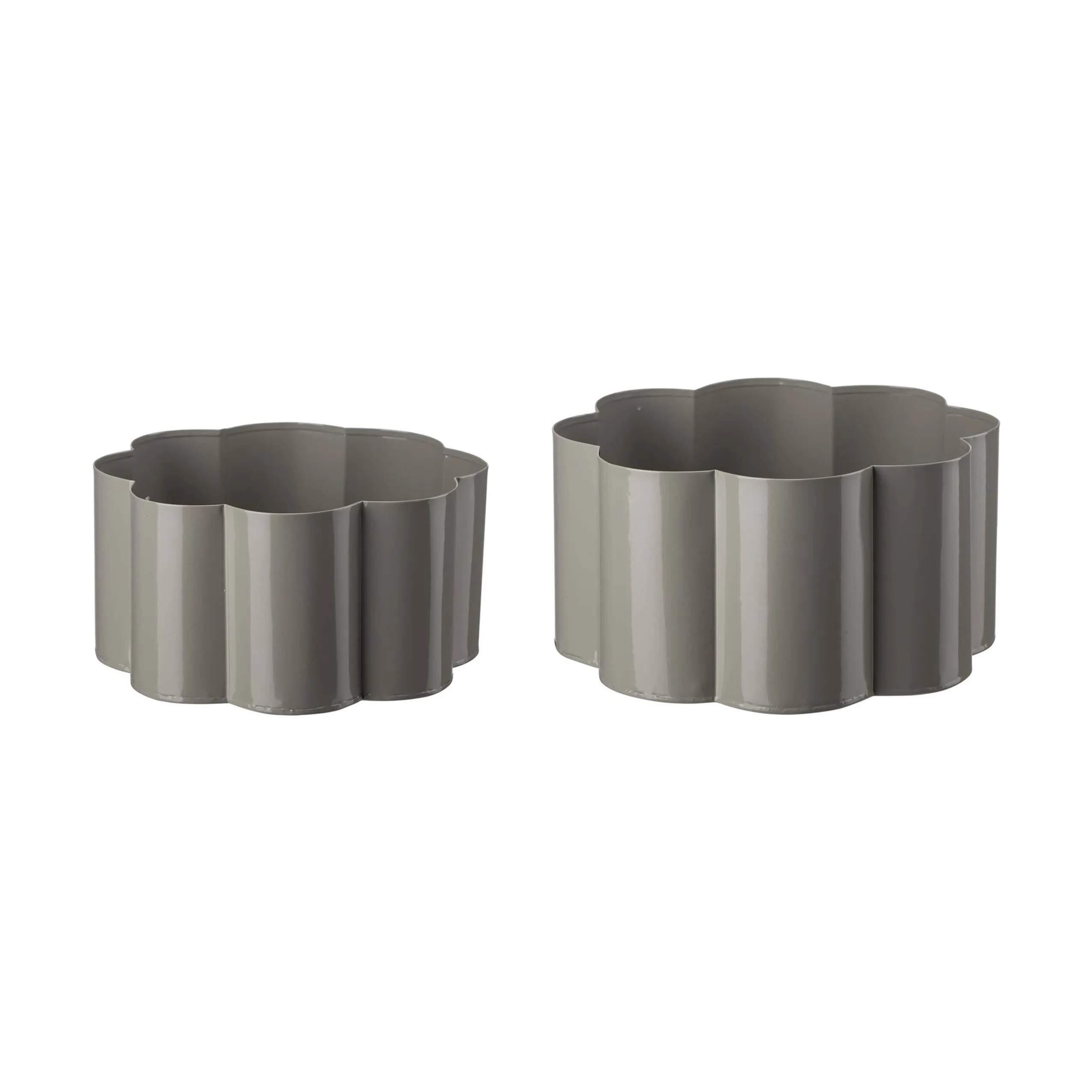 Gus Urtepotteskjulere Blomma Planteskål - 2 stk. i Beige, 1