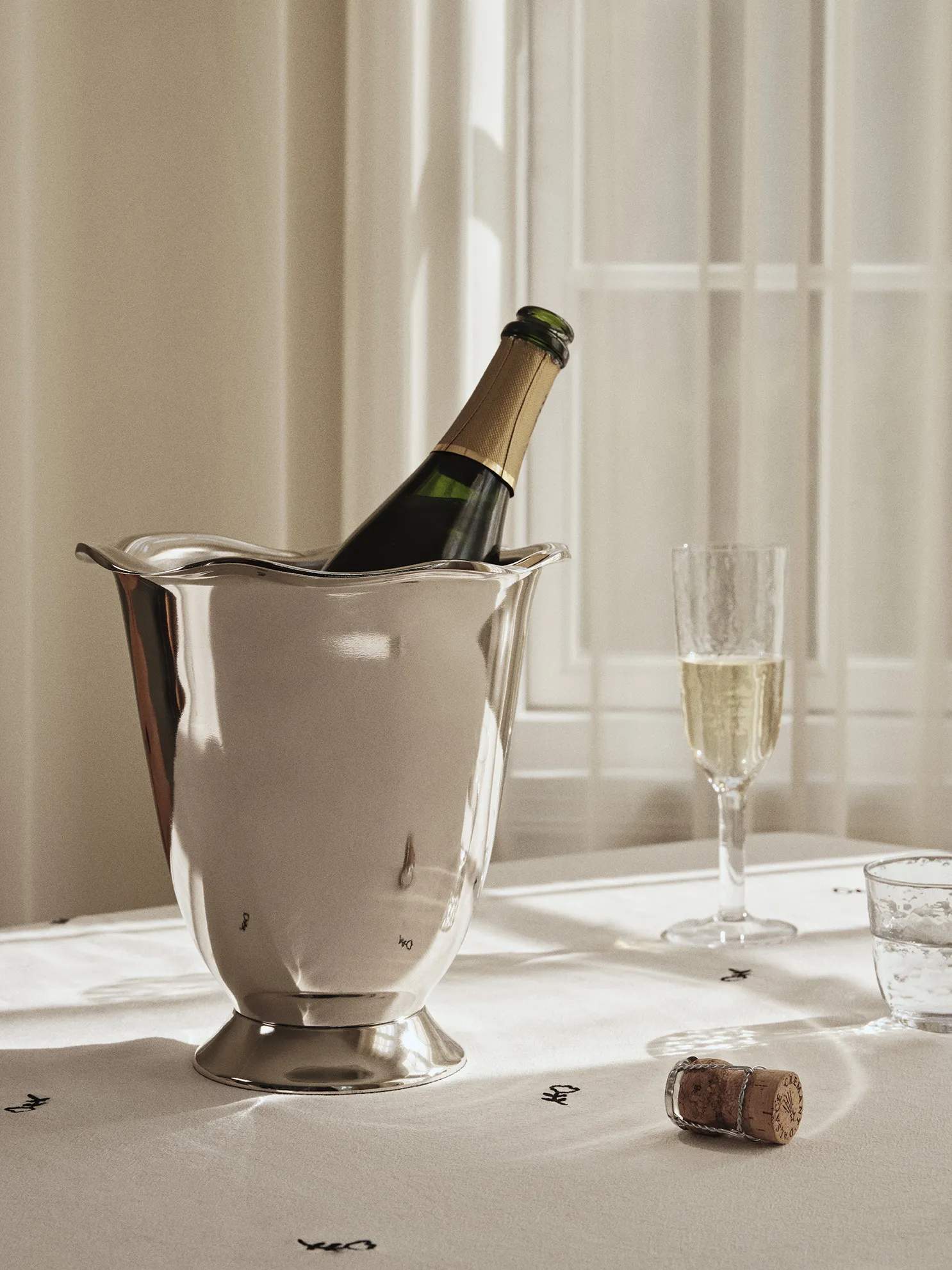 Broste Copenhagen Vinkølere Beatrice Vinkøler i Silver Finish, 3
