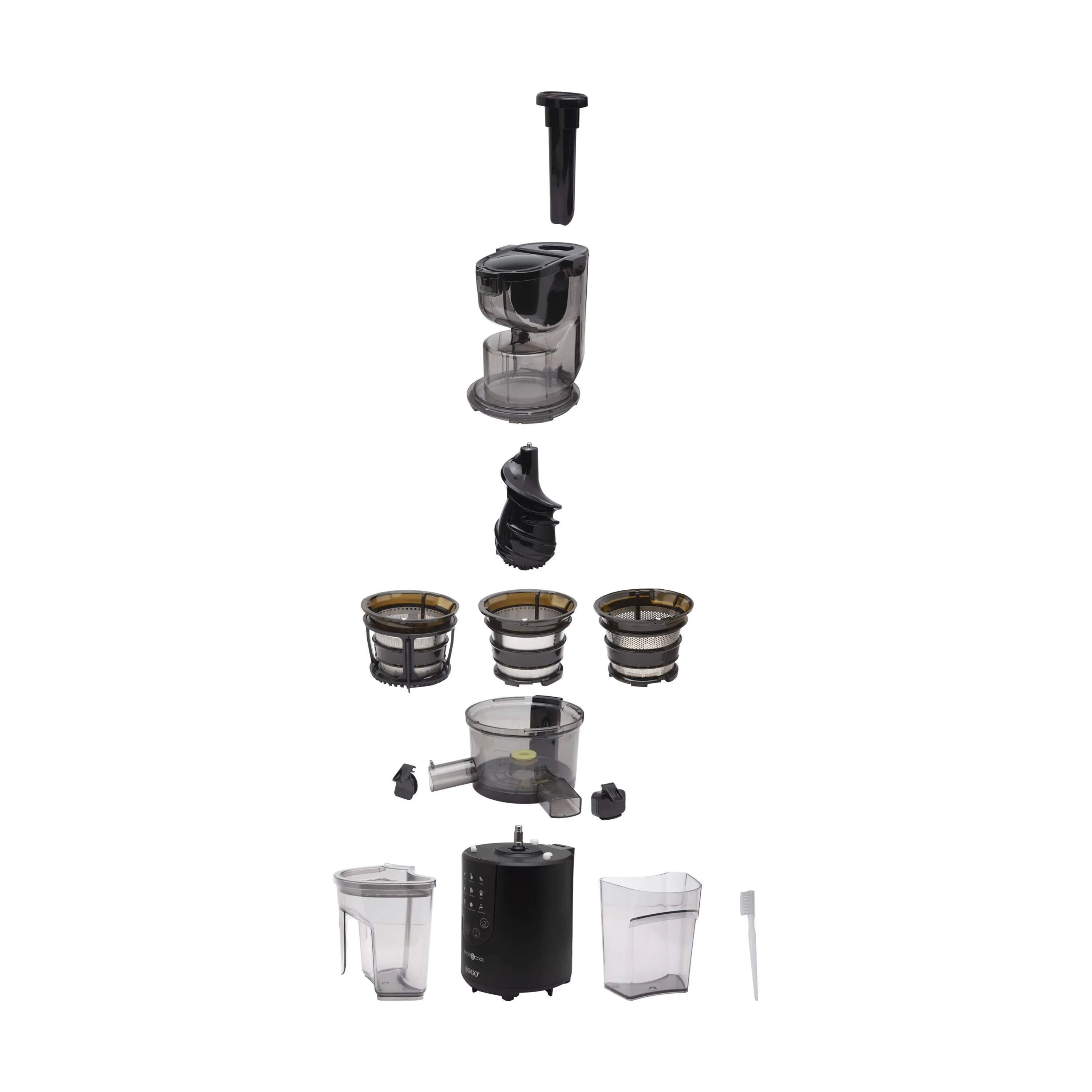 Sogo Slowjuicere Slow juicer i sort, 4