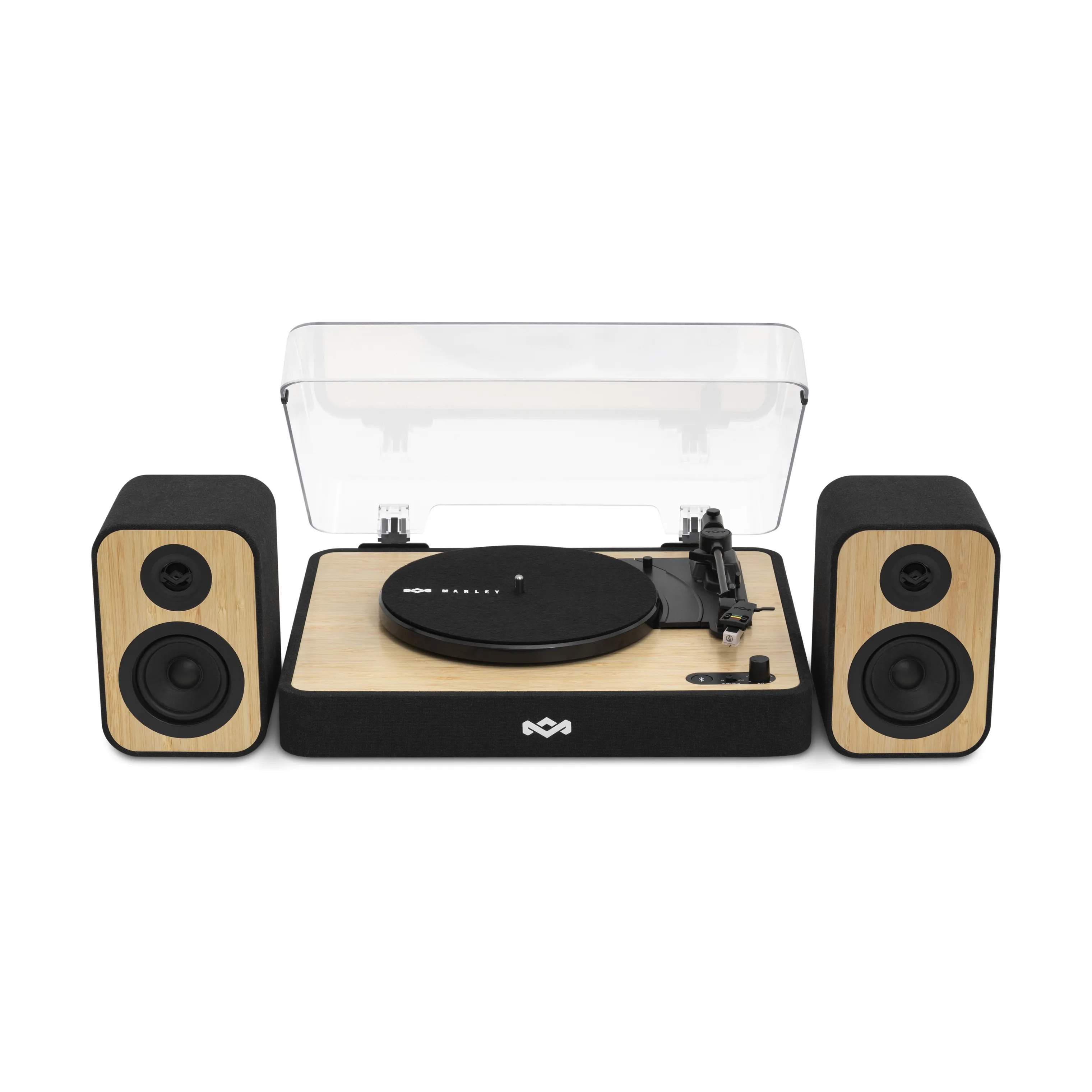 Marley Højtalere Revolution Pladespiller - 3 dele i Signature Black, 1