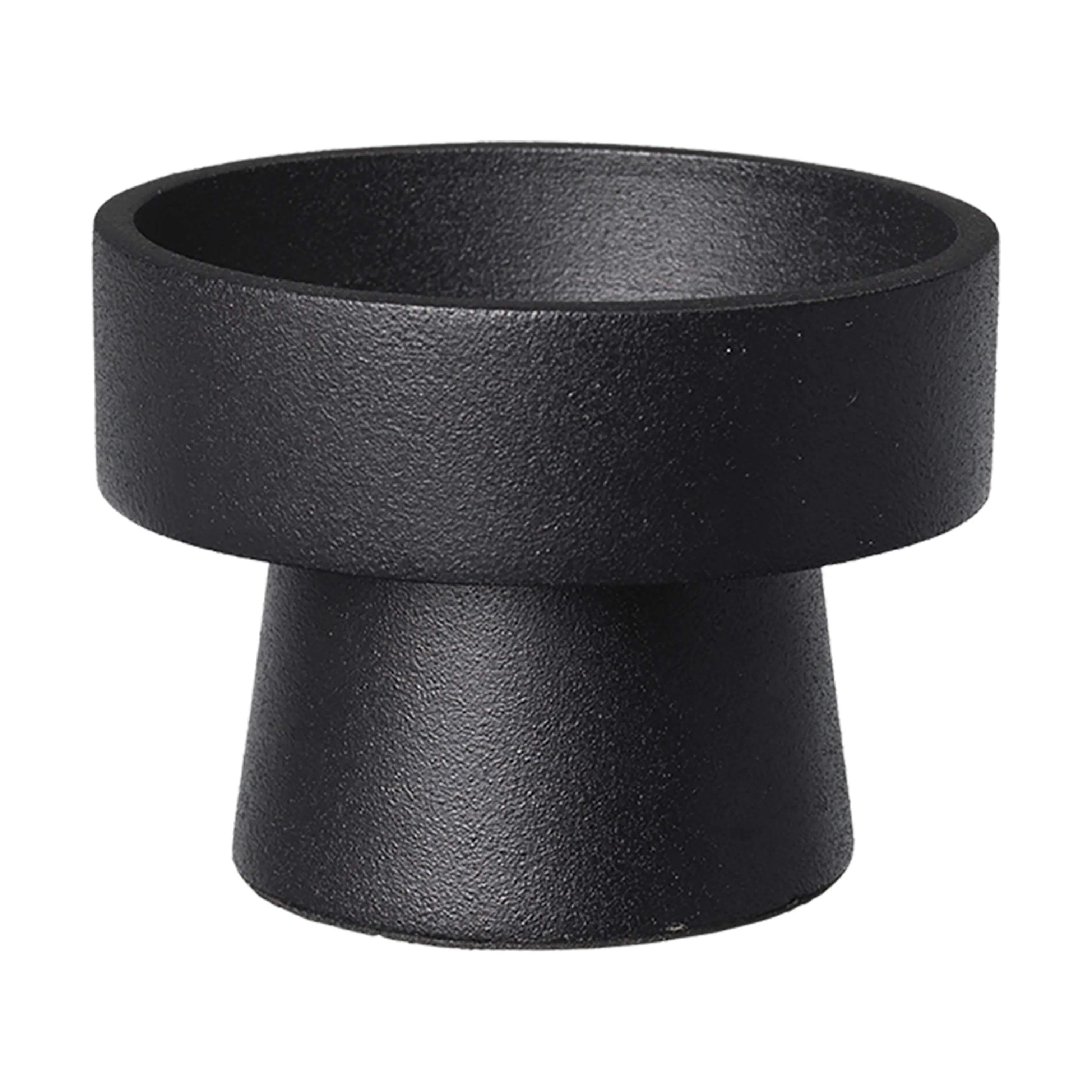 Broste Copenhagen Bloklysestage Anker Lysestage i Sort, 8 cm, 1