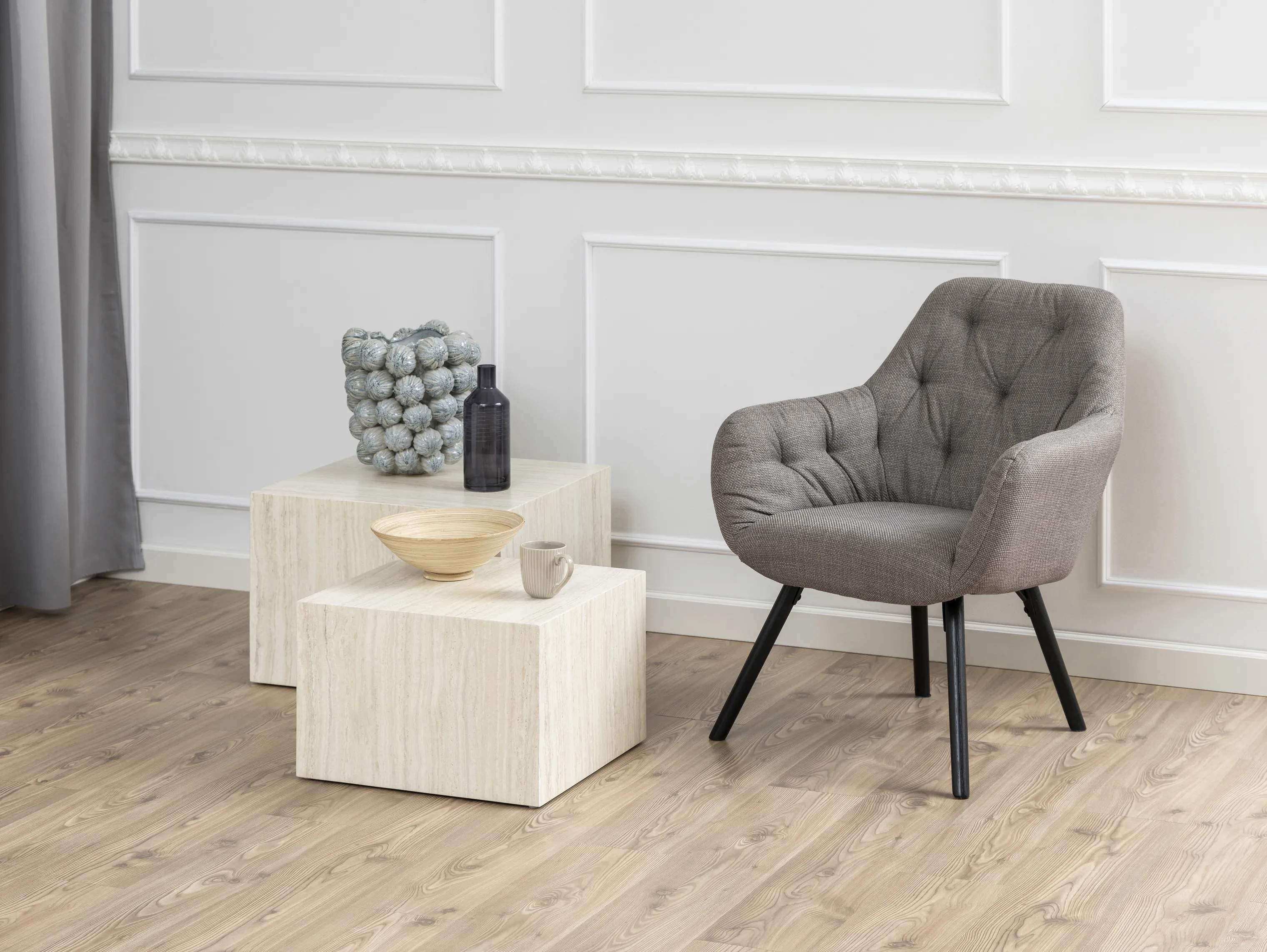 CASA Living Sofaborde Dice Sofabordssæt - 2 stk i Beige, 2