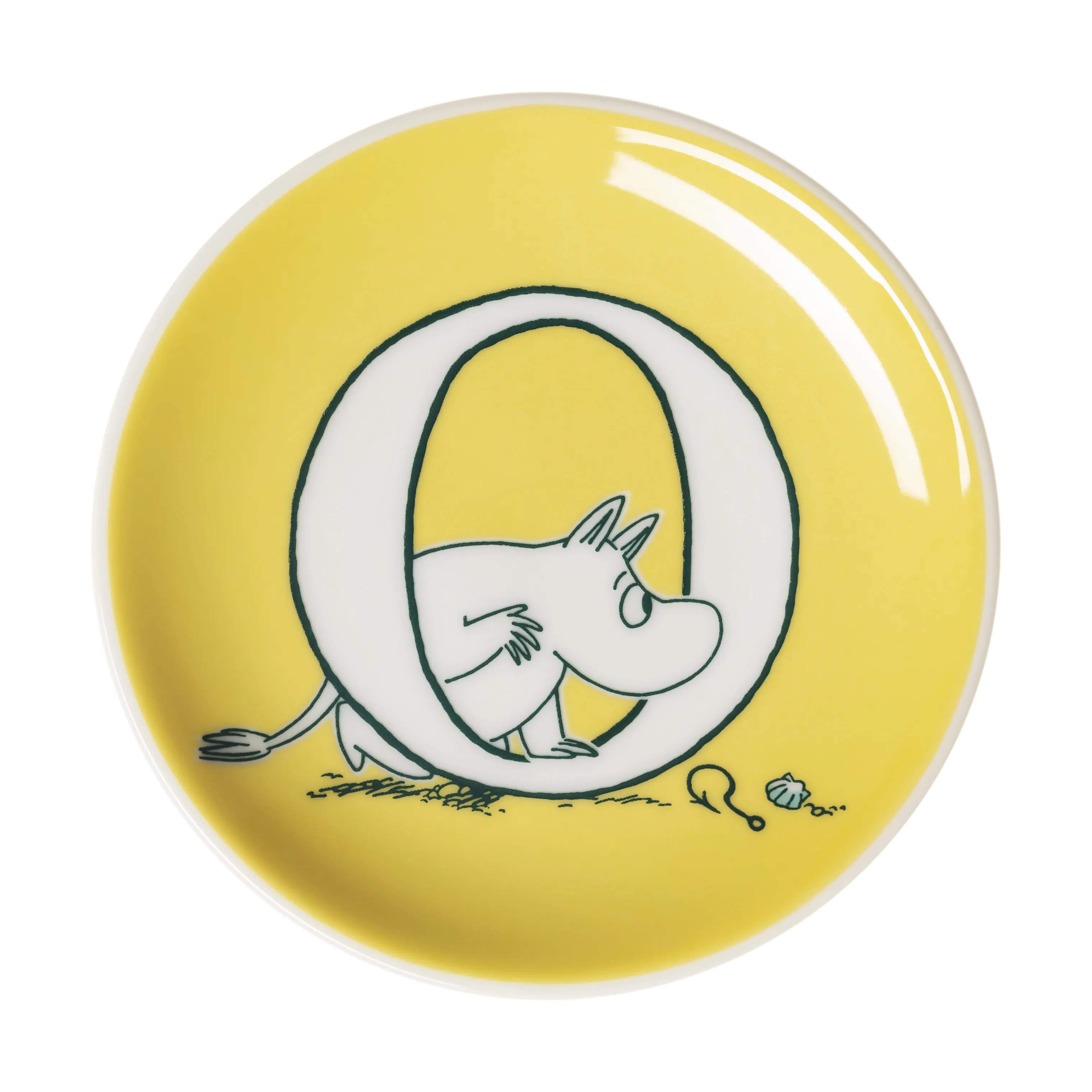 Moomin Arabia Kagetallerkener ABC Tallerken - O i O, 1