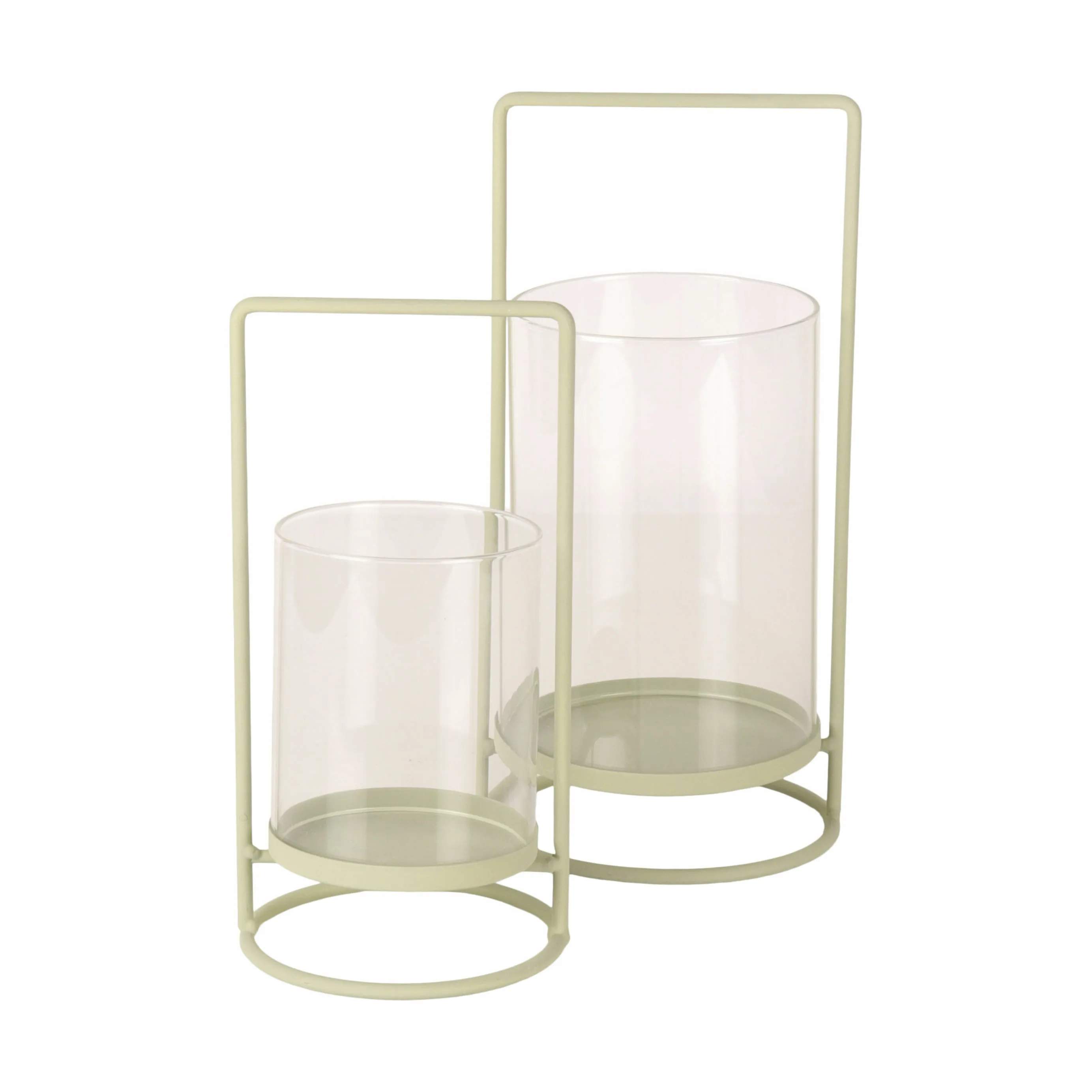 CASA Living Hurricanes Hurricane Lysestage m. hank i Grøn , 20 cm, 4