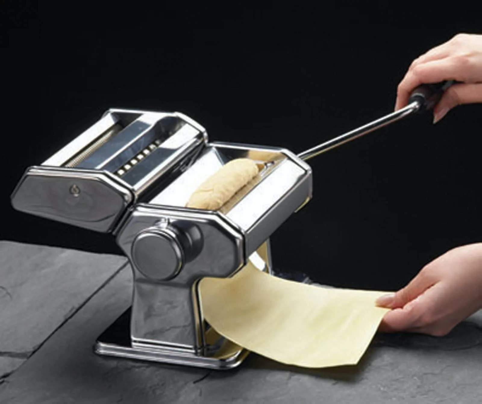KitchenCraft Pastamaskiner World of Flavours Pastamaskine i Sølv, 2