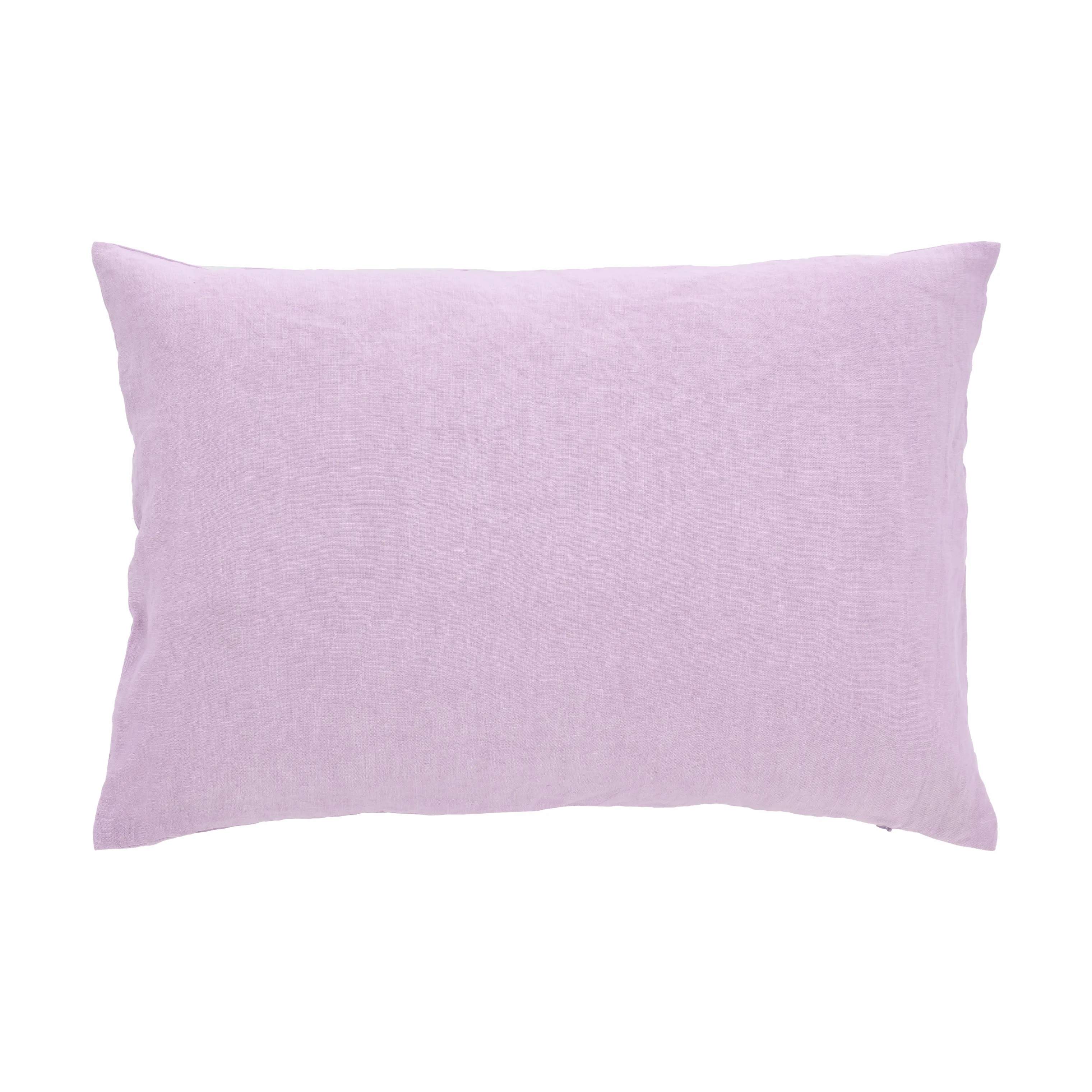 Linen Pude, lavender, large