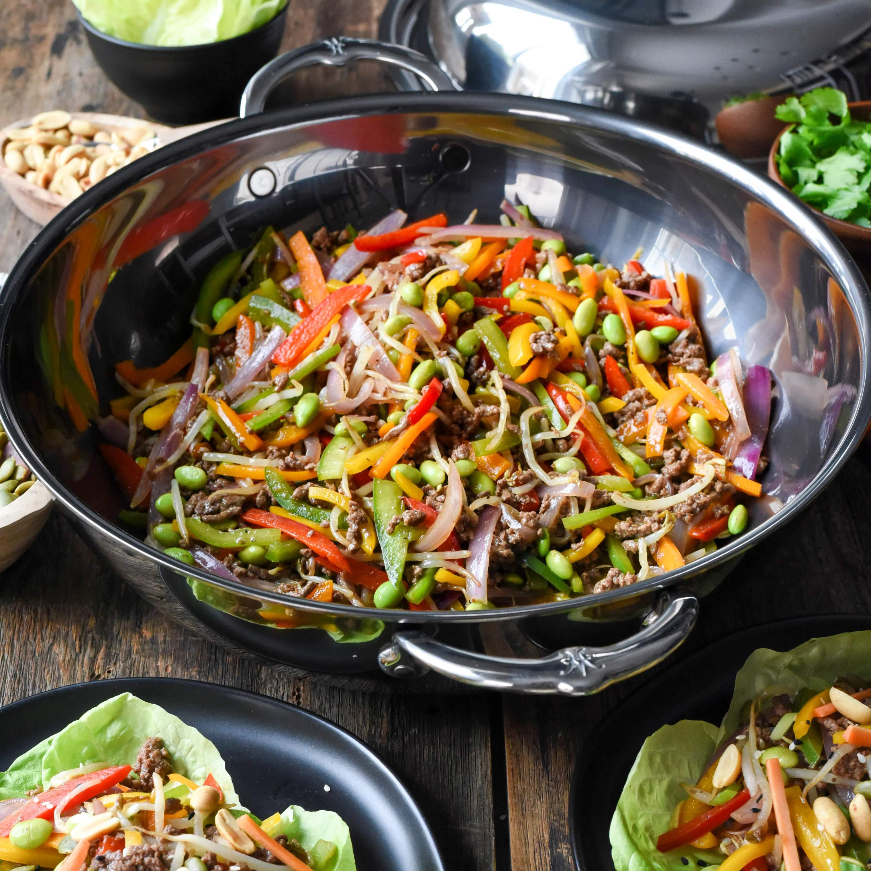 Hestan Wokpander Nanobond Wok i Rustfrit stål, 3