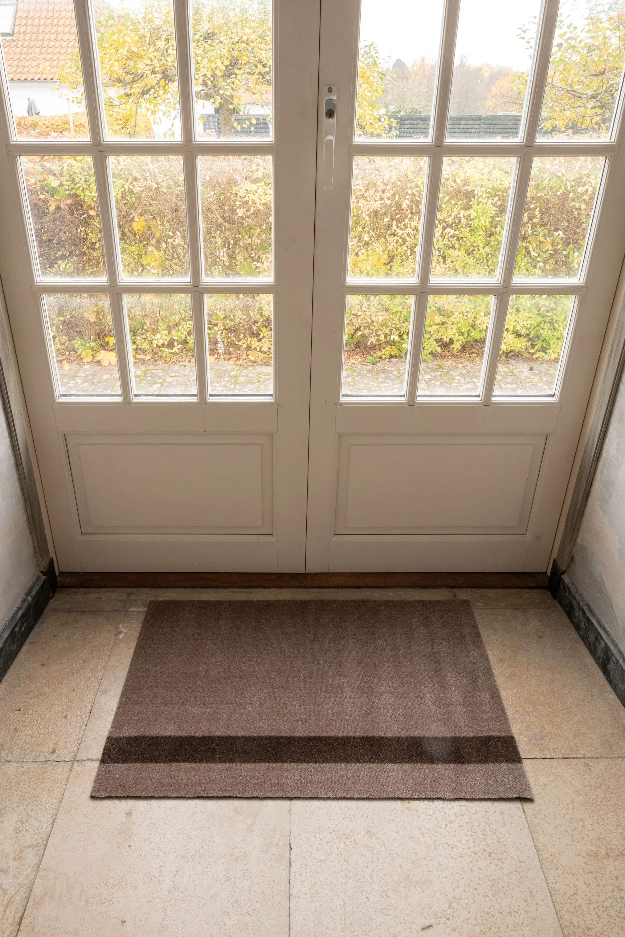 Tica Copenhagen Dørmåtter Stripes Vertikal Gulvmåtte i Sand/brun, B60 x L90 cm, 2