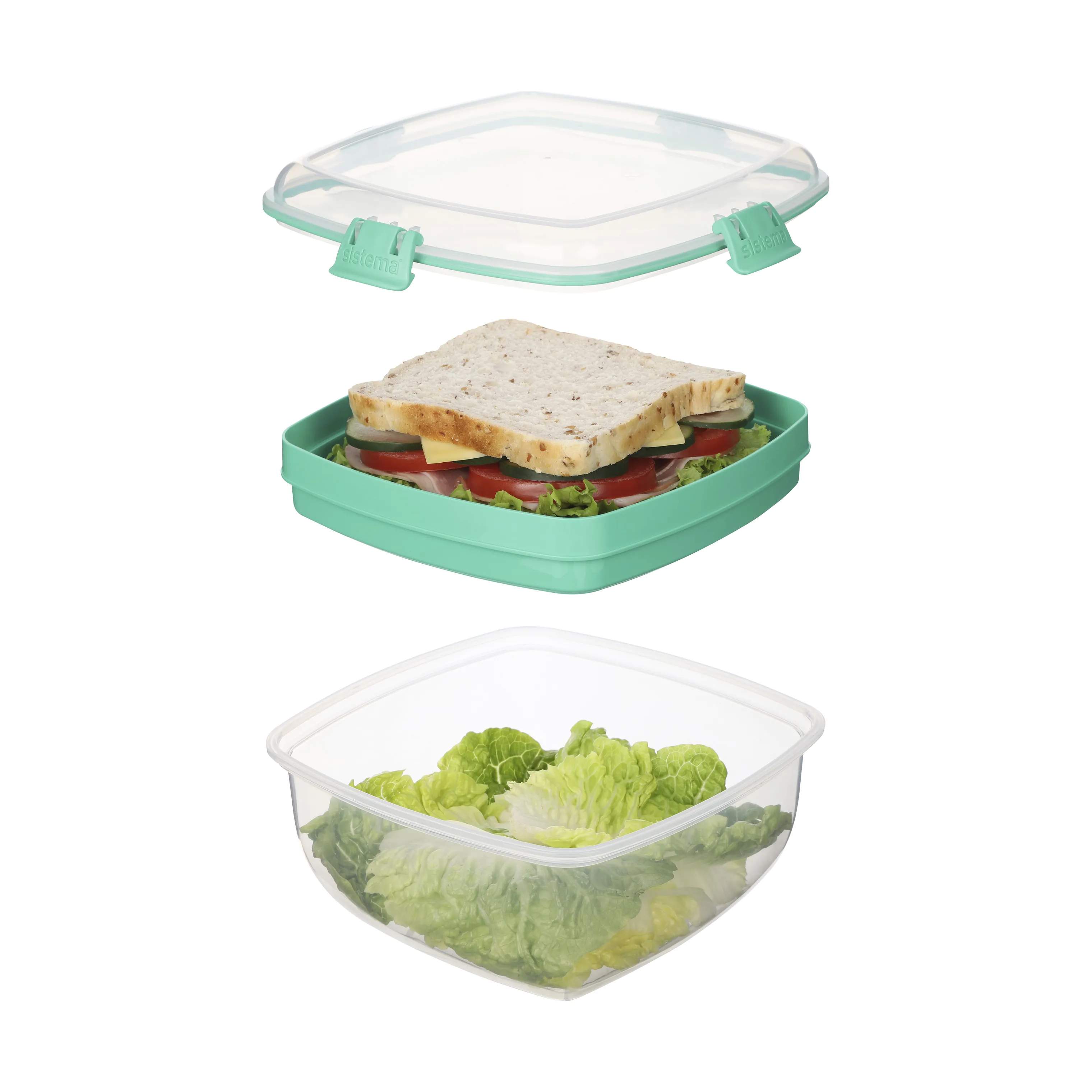 Sistema Madkasser To Go Madkasse i Mint, 3