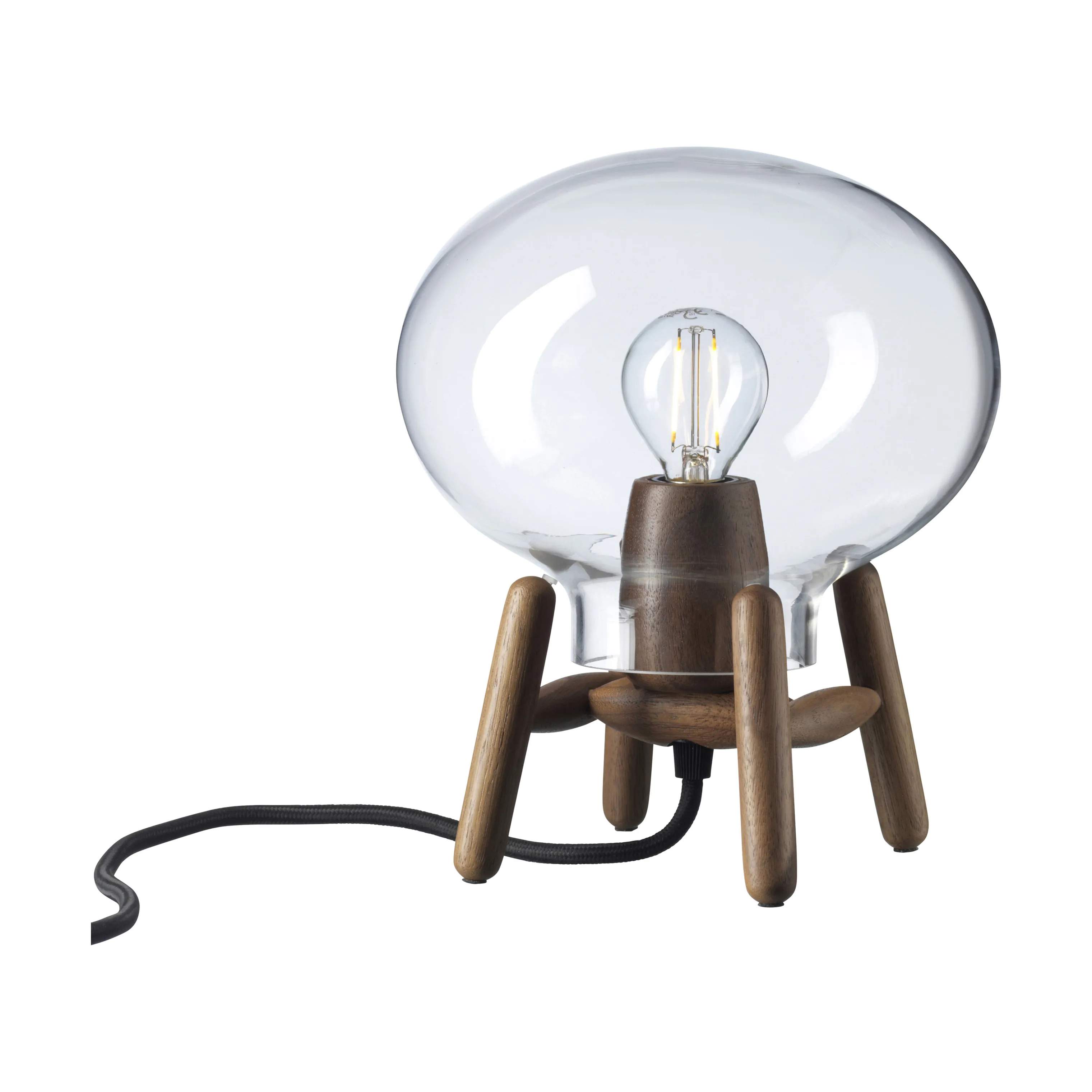 U6 Hiti Mini Bordlampe, valnød, large