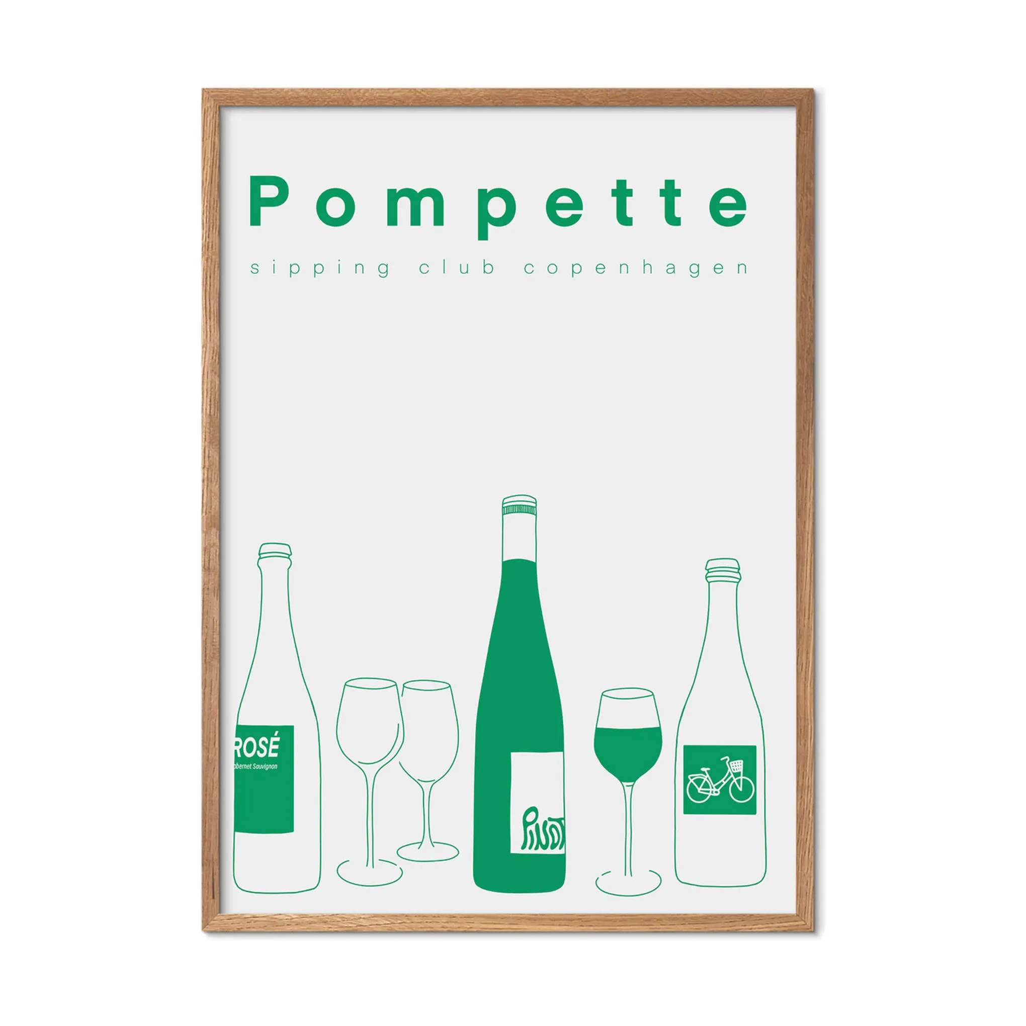 Poster&Frame Plakater Plakat - Tipsy #3 i B30 x L40 cm, 3