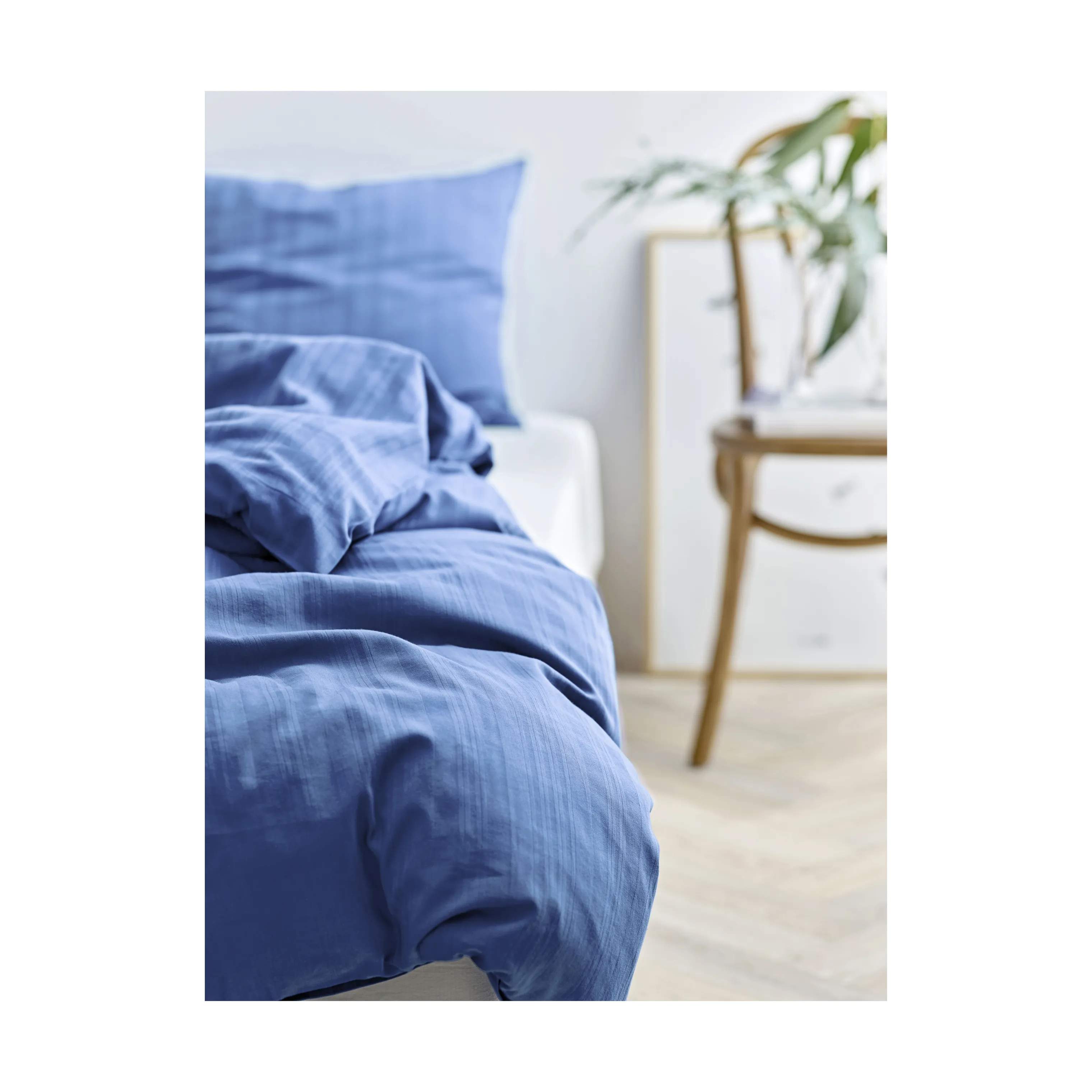 Södahl Sengetøj Noble Sengetøj i Ocean Blue, B140 x L220 cm, 3