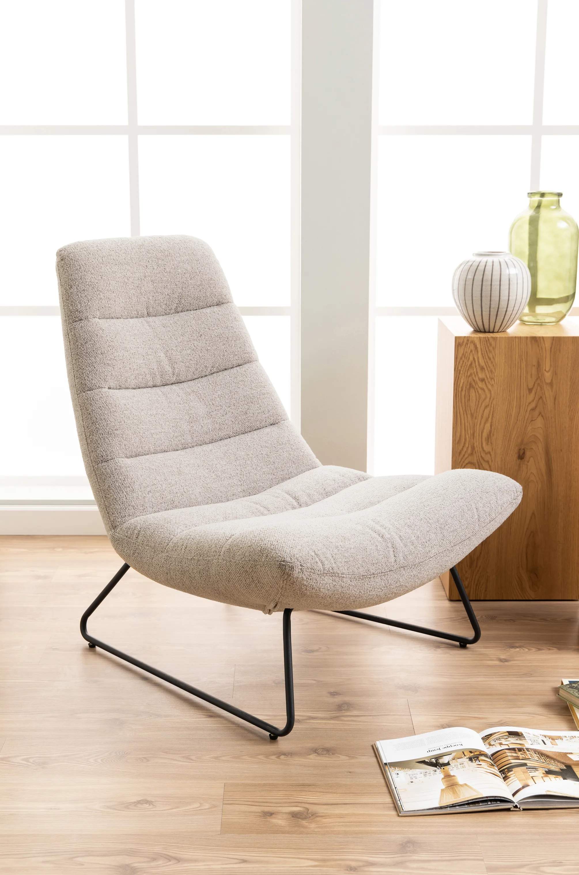 CASA Living Lænestole Milford Loungestol i Beige, 2
