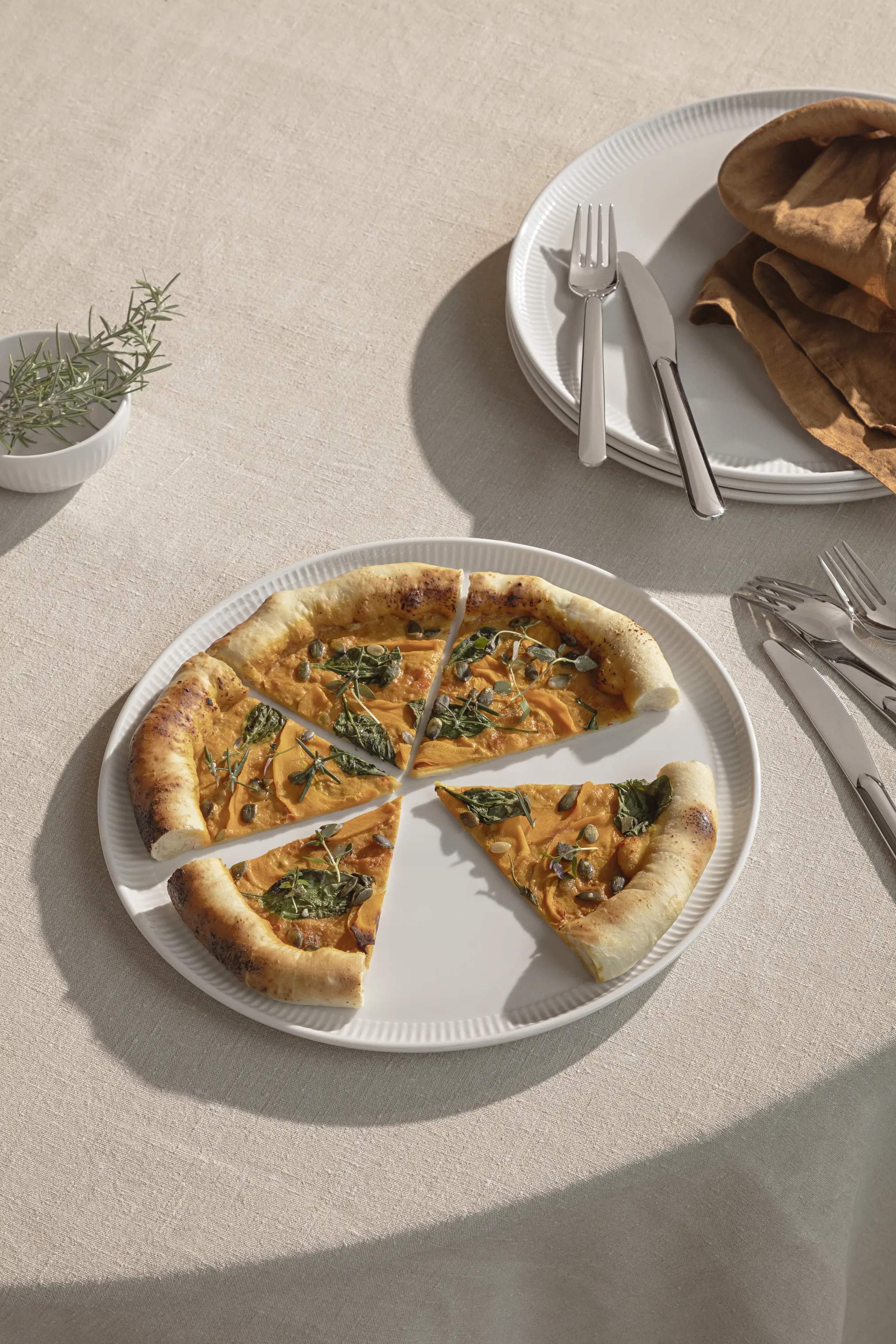 Eva Trio Serveringsfade Legio Nova Pizzatallerken i Hvid, 8