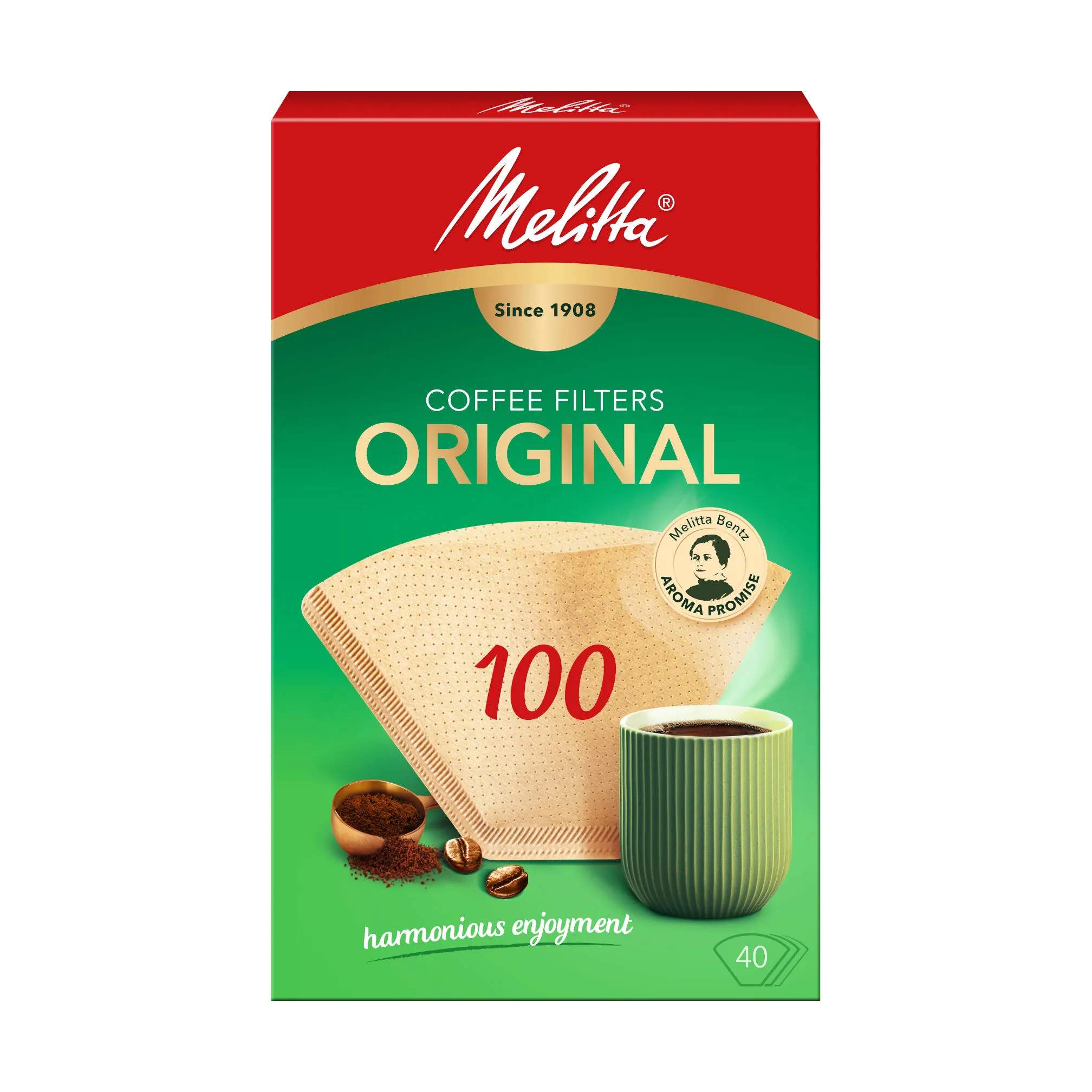 Melitta Kaffefiltre Kaffefilter - 40 stk. i na, 1