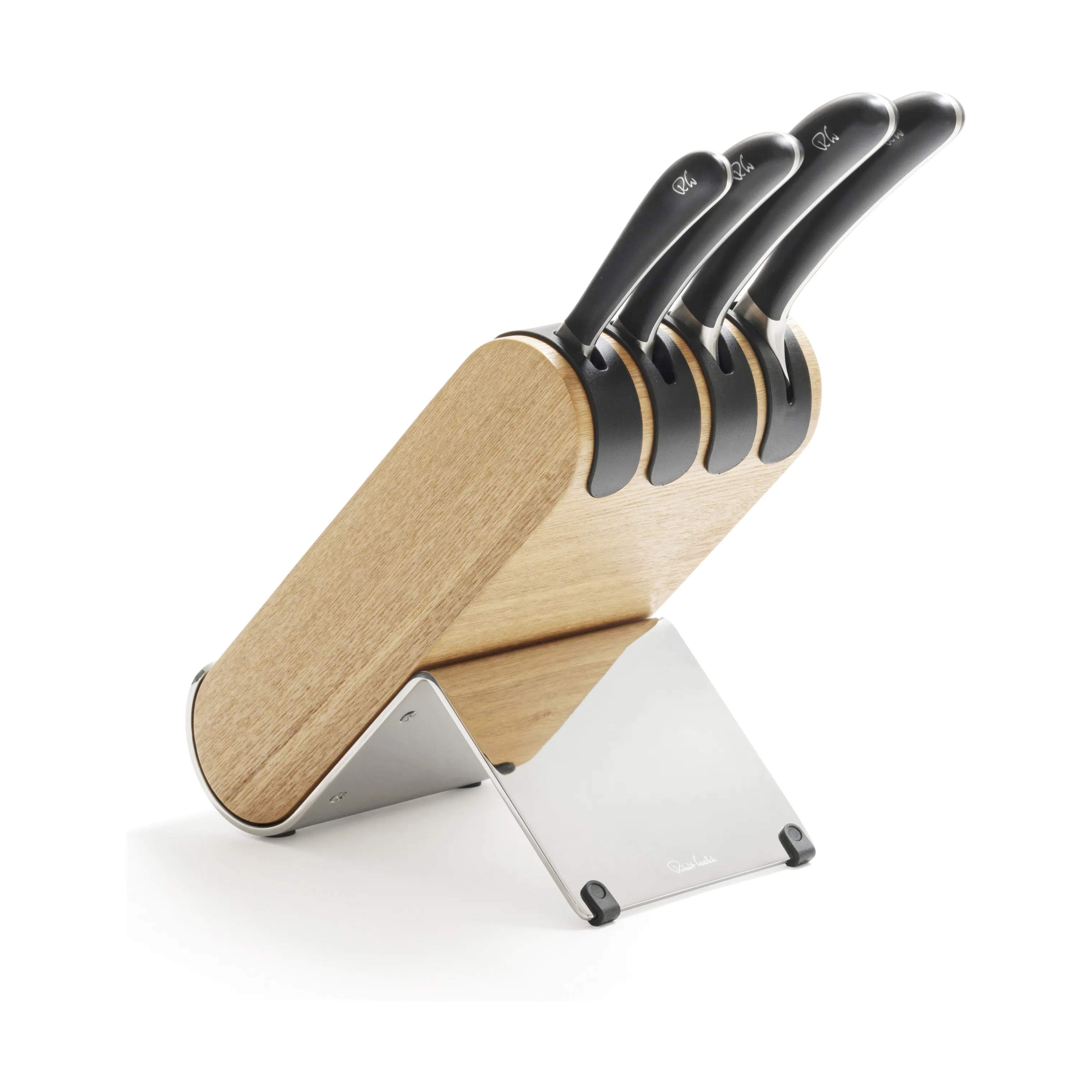 Robert Welch Knivblokke med knive Signature Knivblok - 5 dele i natur/sort, 5