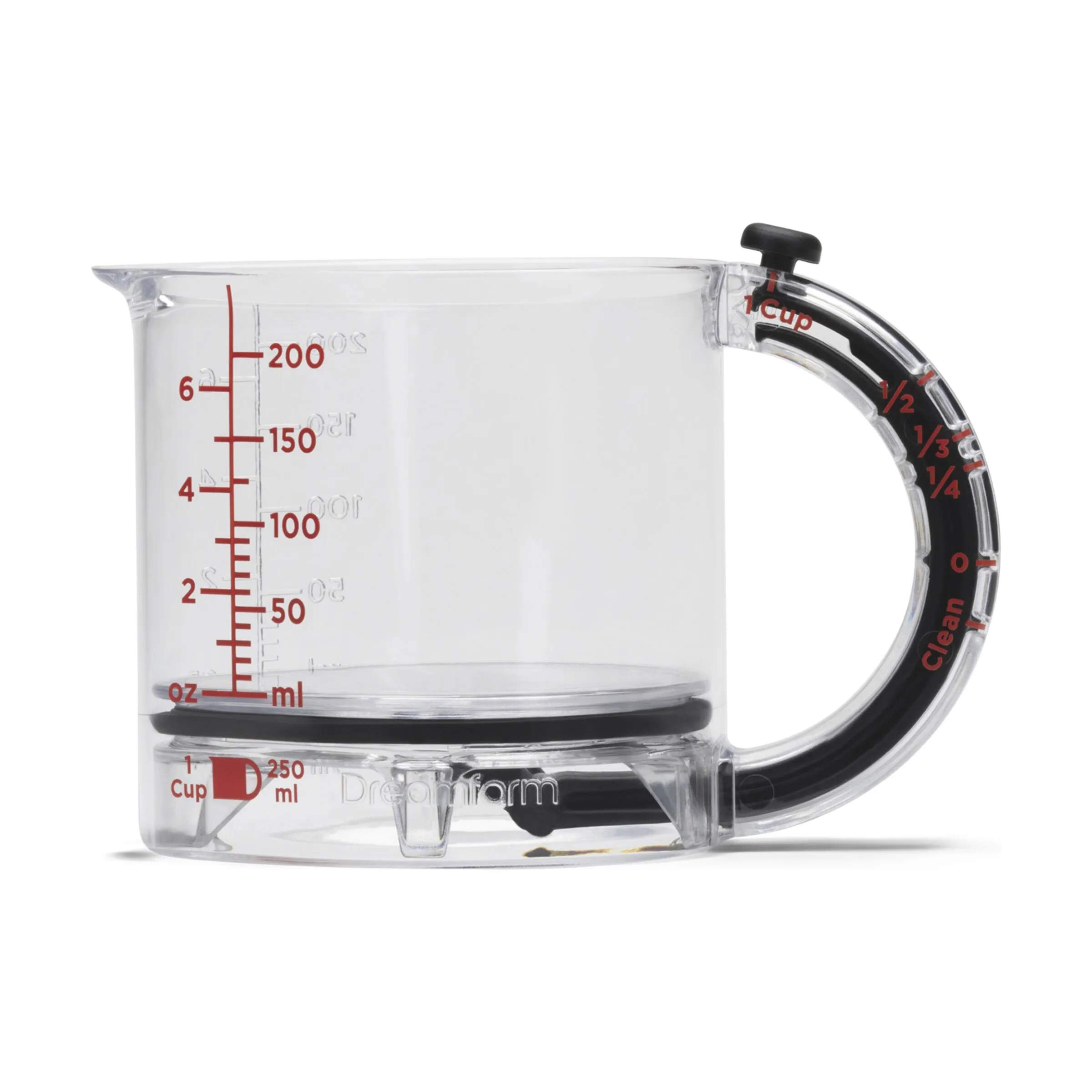 Dreamfarm Målekander Målebæger 4-i-1 i Klar, 1