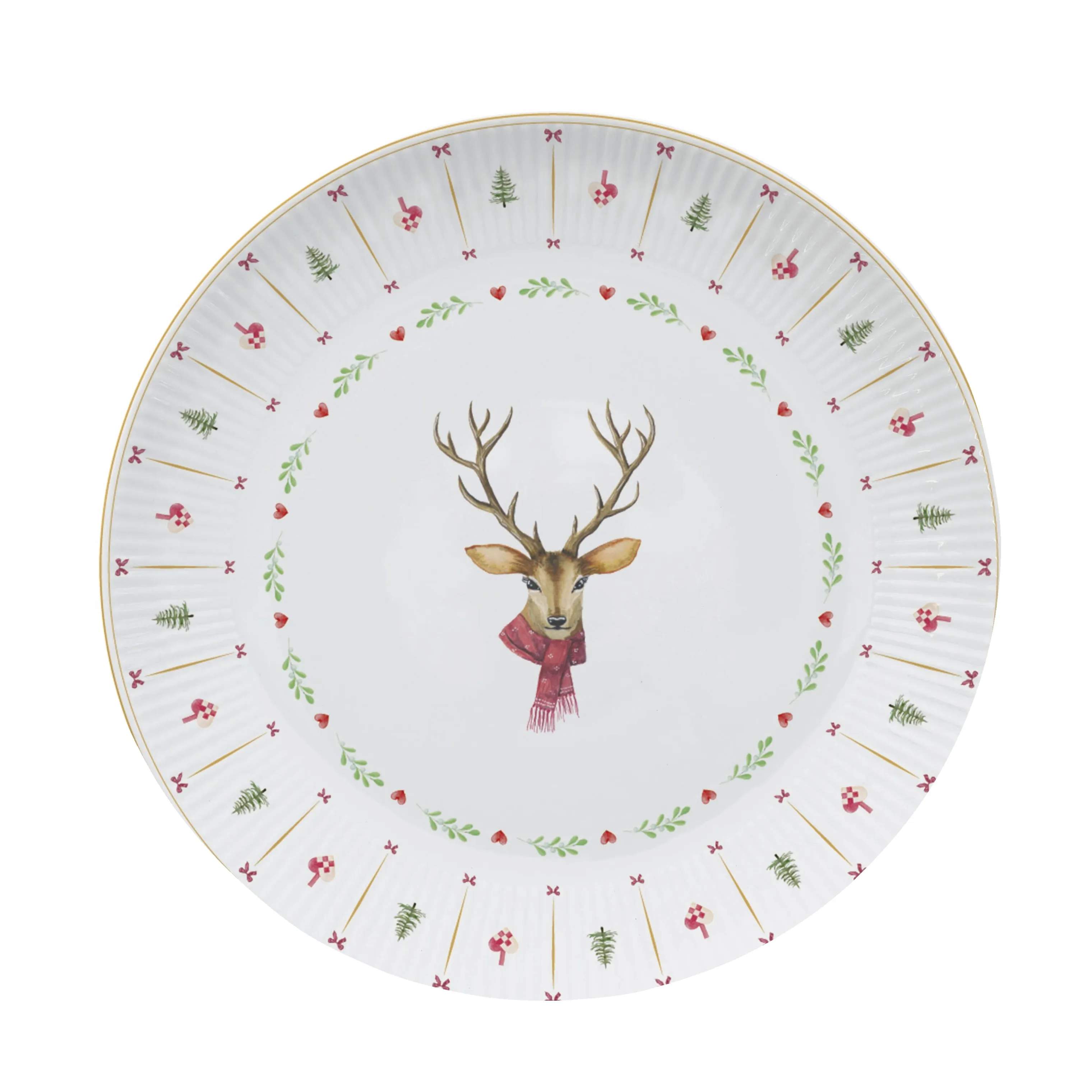Occasions Serveringsfade AIDA X ALL BY VOSS Cozy Christmas Serveringsfad i Hvid, 1