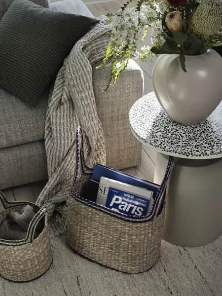 Broste Copenhagen Sideborde Agari Bord i Rainy Day Grey, 4