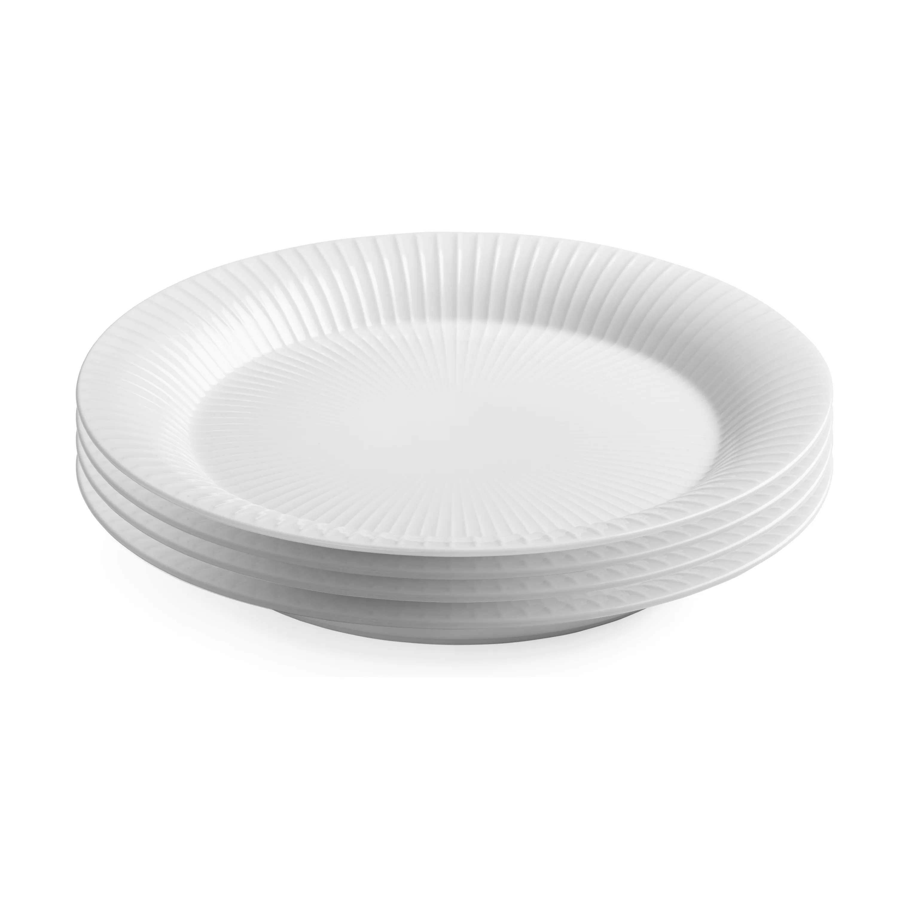 Hammershøi Frokosttallerken - 4 stk, hvid, large