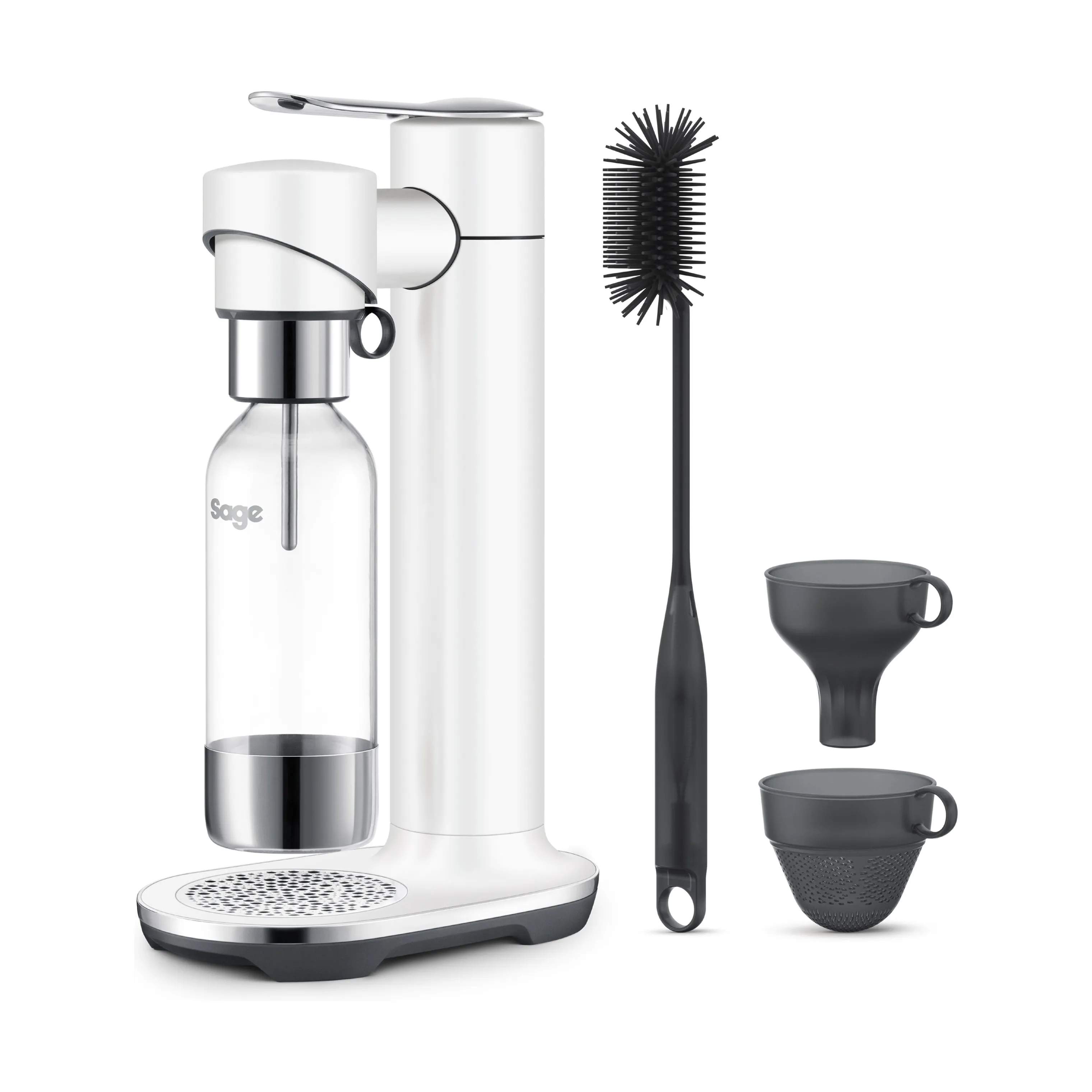 Sage Sodavandsmaskiner InFizz Fusion Sodamaker i Sea Salt White, 3