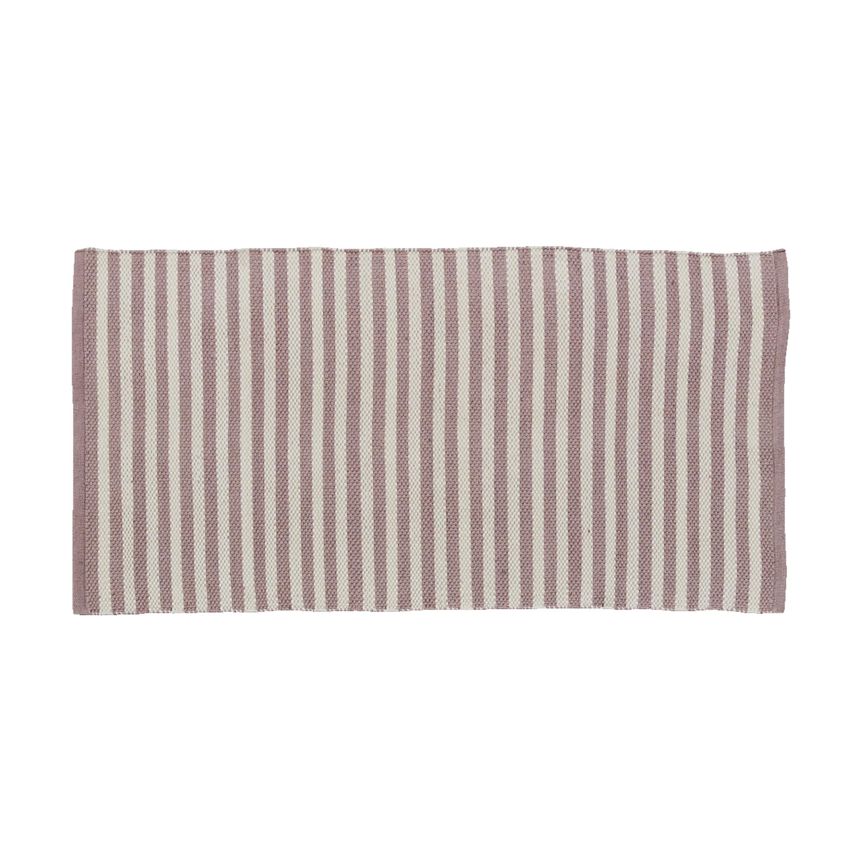 Lene Bjerre Gulvtæpper Strivie Gulvæppe i Bark/hvid, B70 x L140 cm, 2