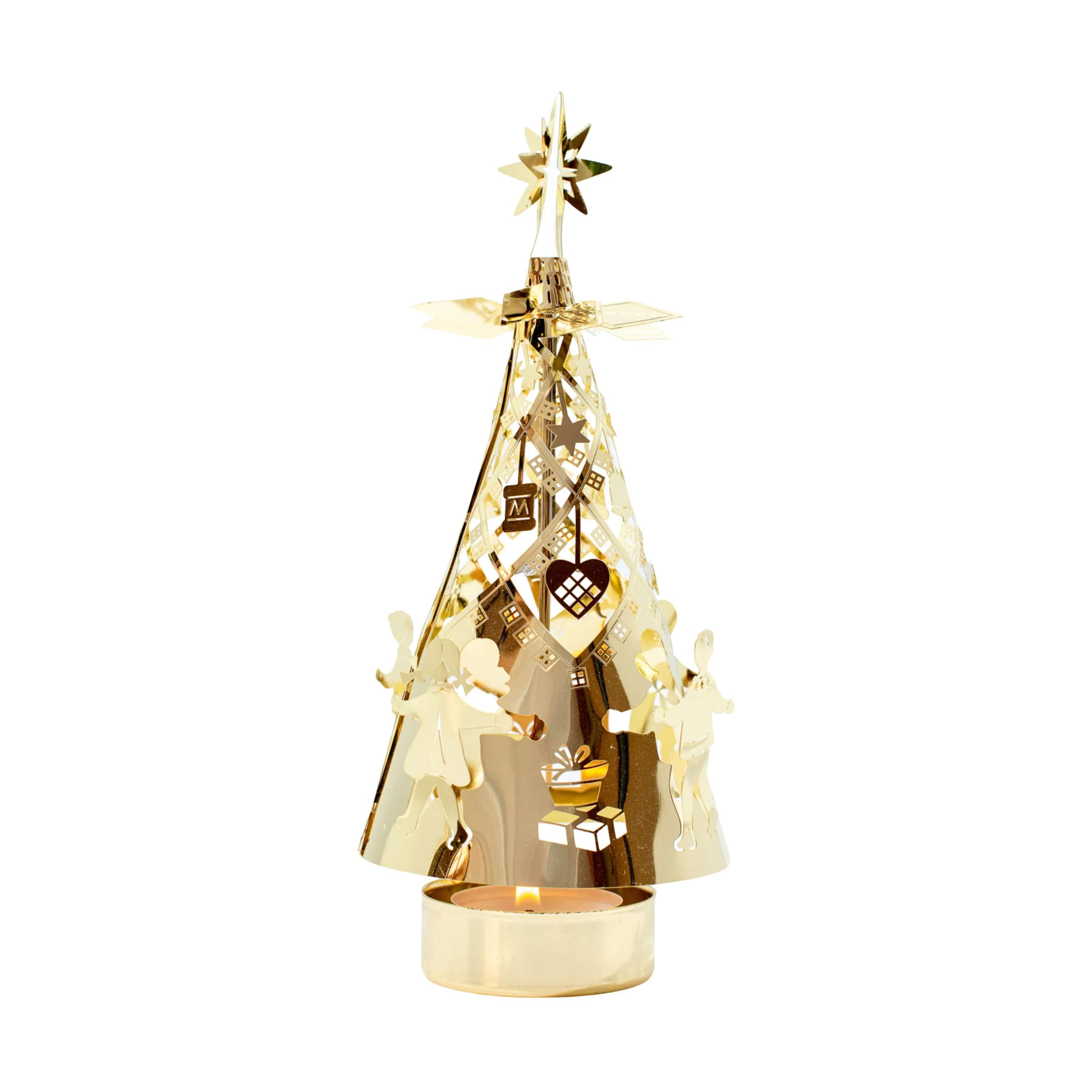 Jette Frölich Design Jule- og adventsstager Dancing Children Fyrfadsstage i Guld, 1