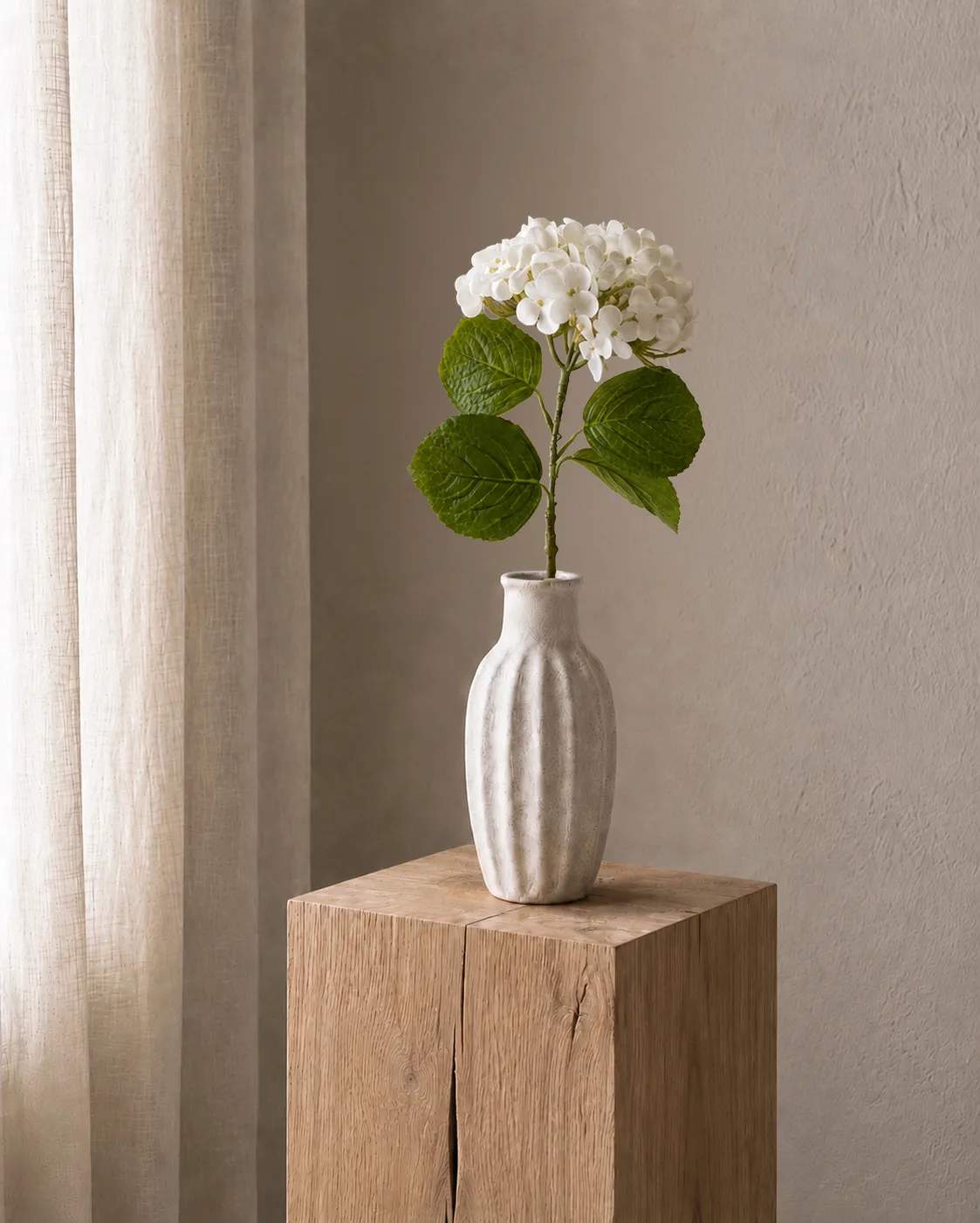 everbloom Kunstige blomster Artificial Flower Kunstig Blomst - Hortensia i Hvid, 2