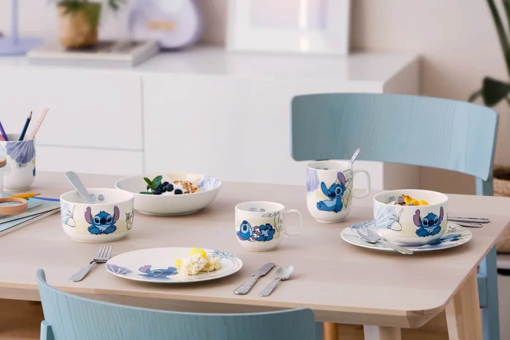 Villeroy & Boch Børnetallerkener Disney Stitch Børnespisesæt - 7 dele i 7 stk., 5